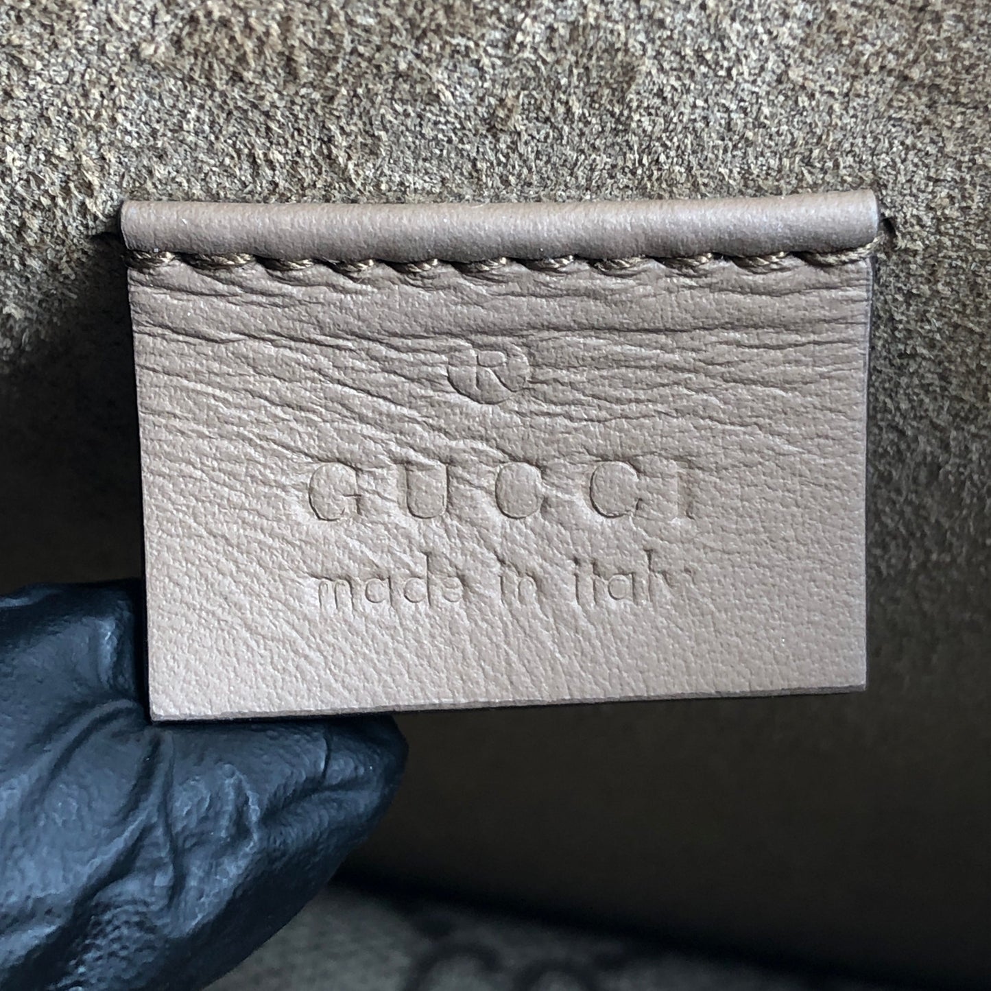 Gucci Dionysus GG Supreme Canvas Small Shoulder Bag Beige