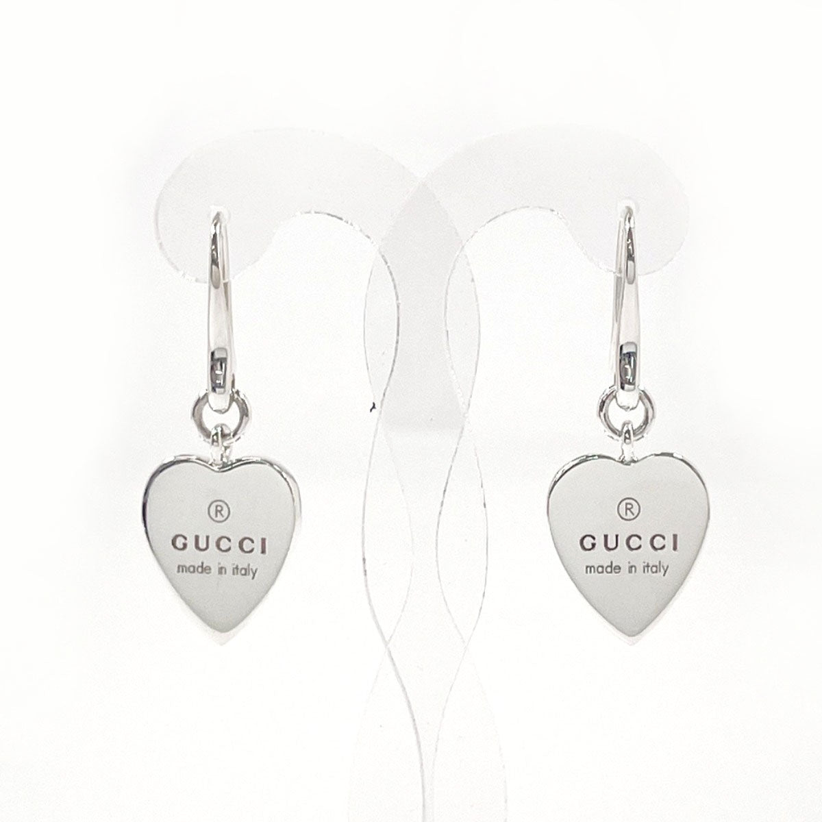 GUCCI Pierce Silver925 Silver Trademark Heart