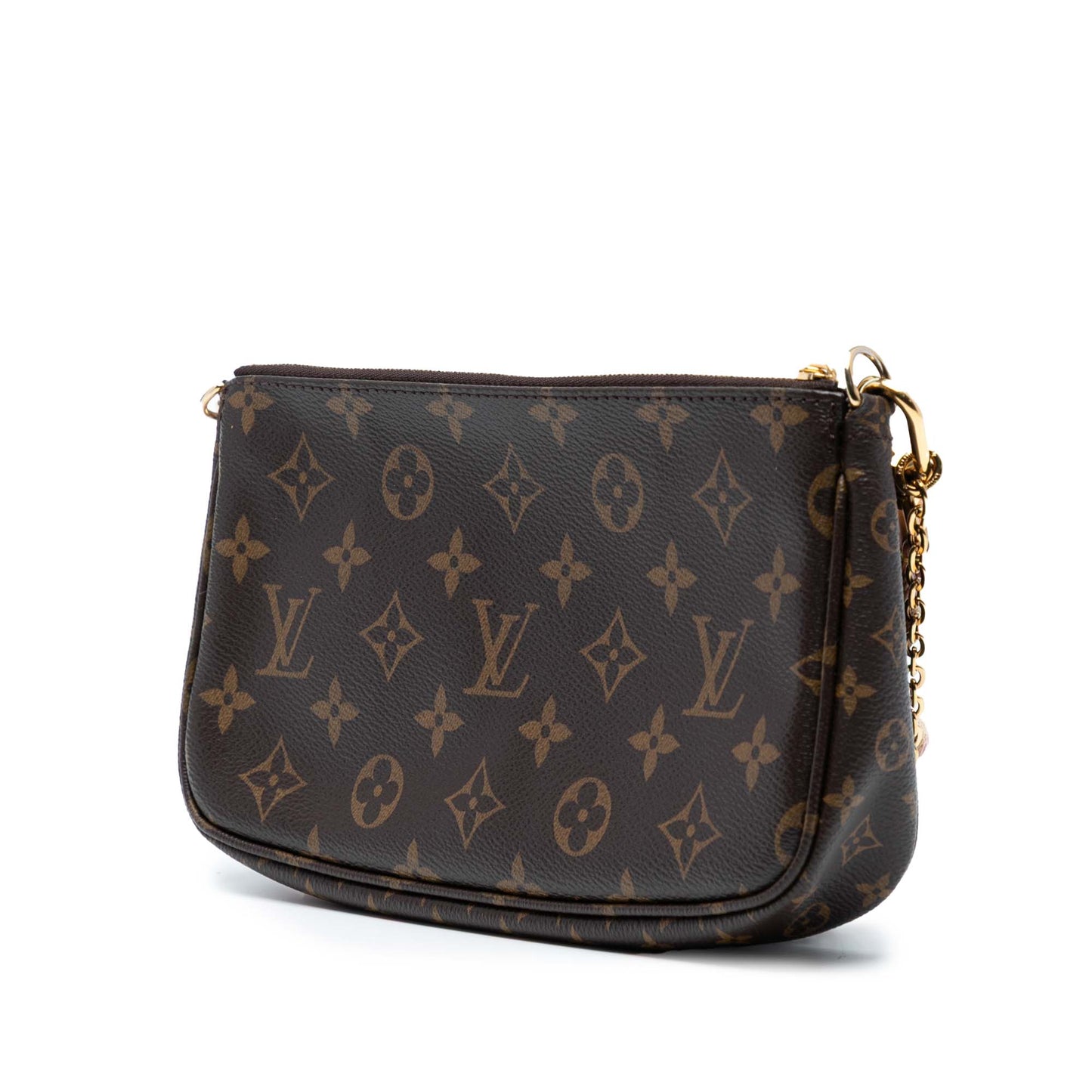Brown Louis Vuitton Monogram Multi Pochette Accessoires Satchel