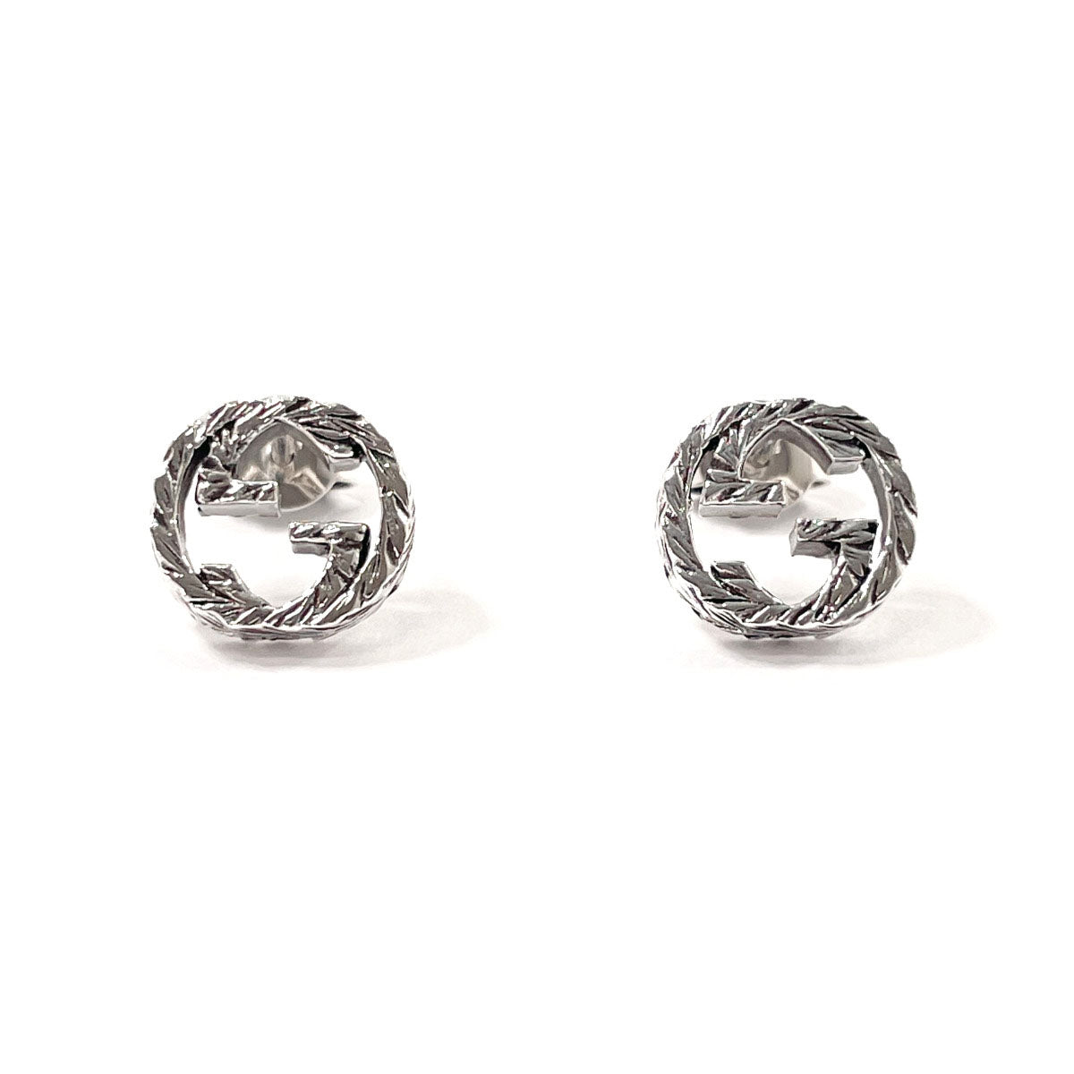 GUCCI Pierce 457109 J8400 0811 Silver925 Silver Interlocking G