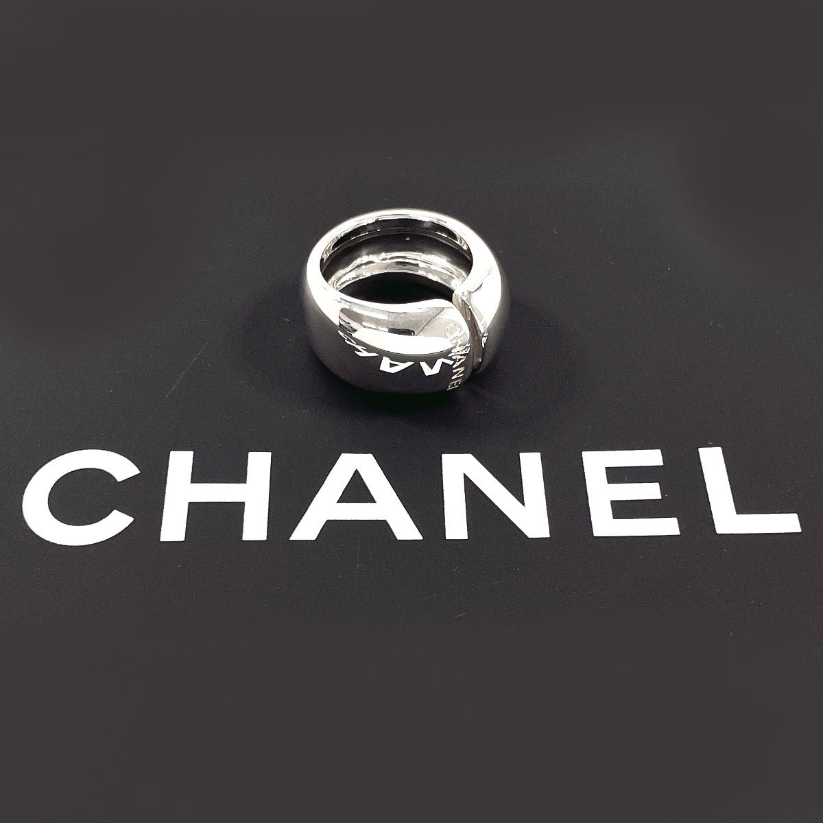 CHANEL Ring Silver925 Silver logo
