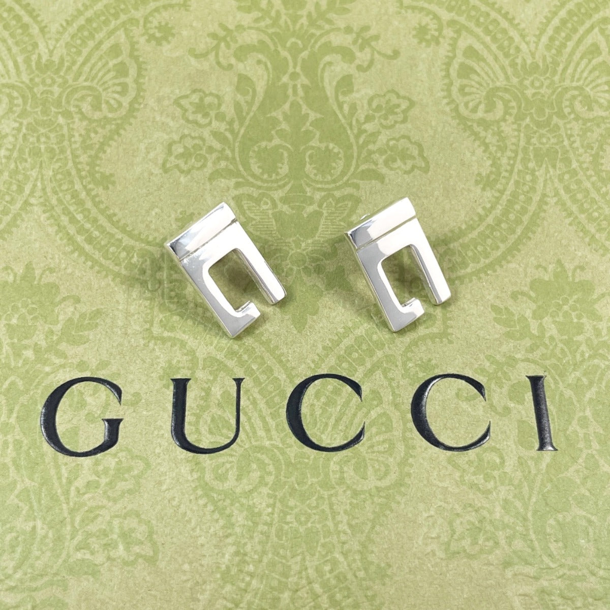 GUCCI Pierce Silver925 Silver G logo