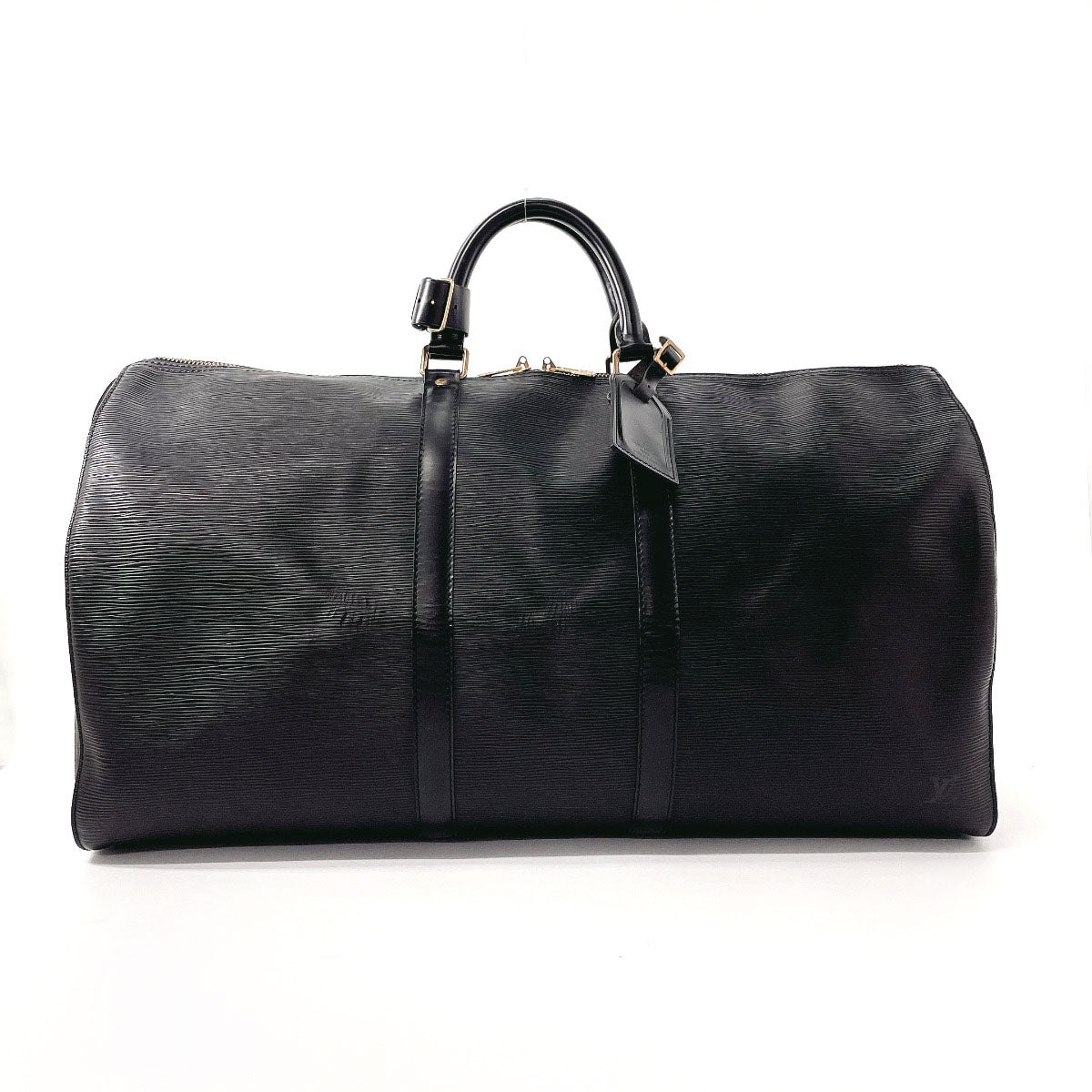 LOUIS VUITTON Boston Duffel bag M42952 Epi Leather black Keepall  55