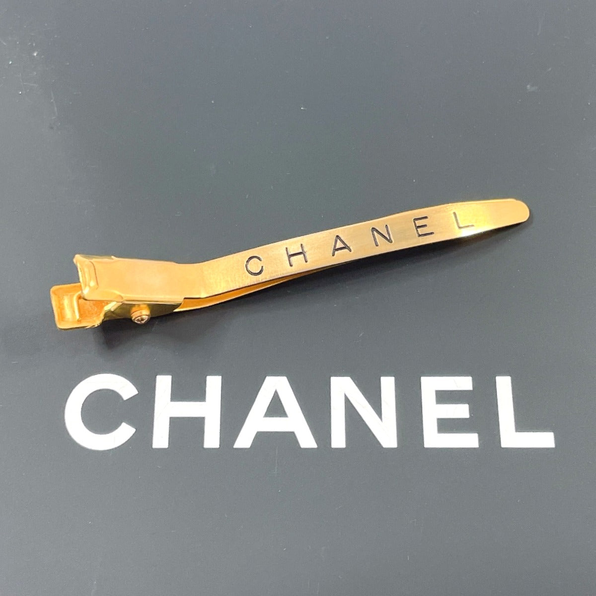 CHANEL Other accessories Gold Plated gold logo Barrette