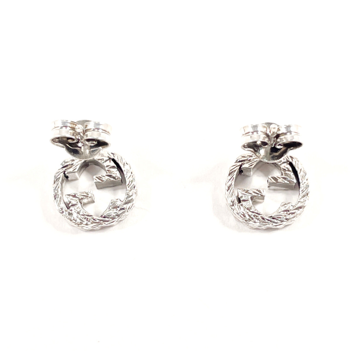 GUCCI Pierce 457109 J8400 0811 Silver925 Silver Interlocking G