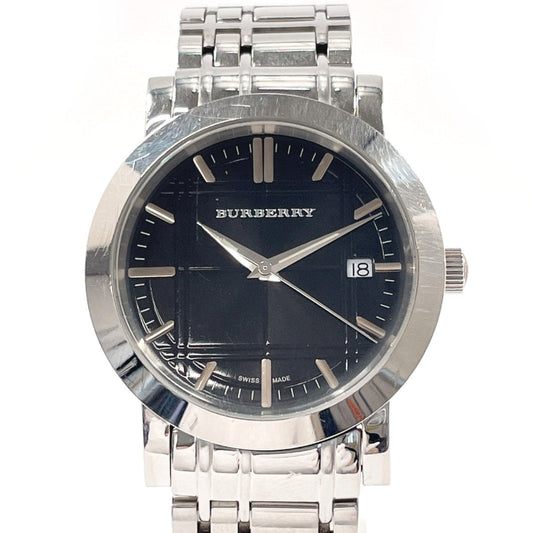 BURBERRY Watches Quartz BU1364 Stainless Steel Silver Heritage black dial