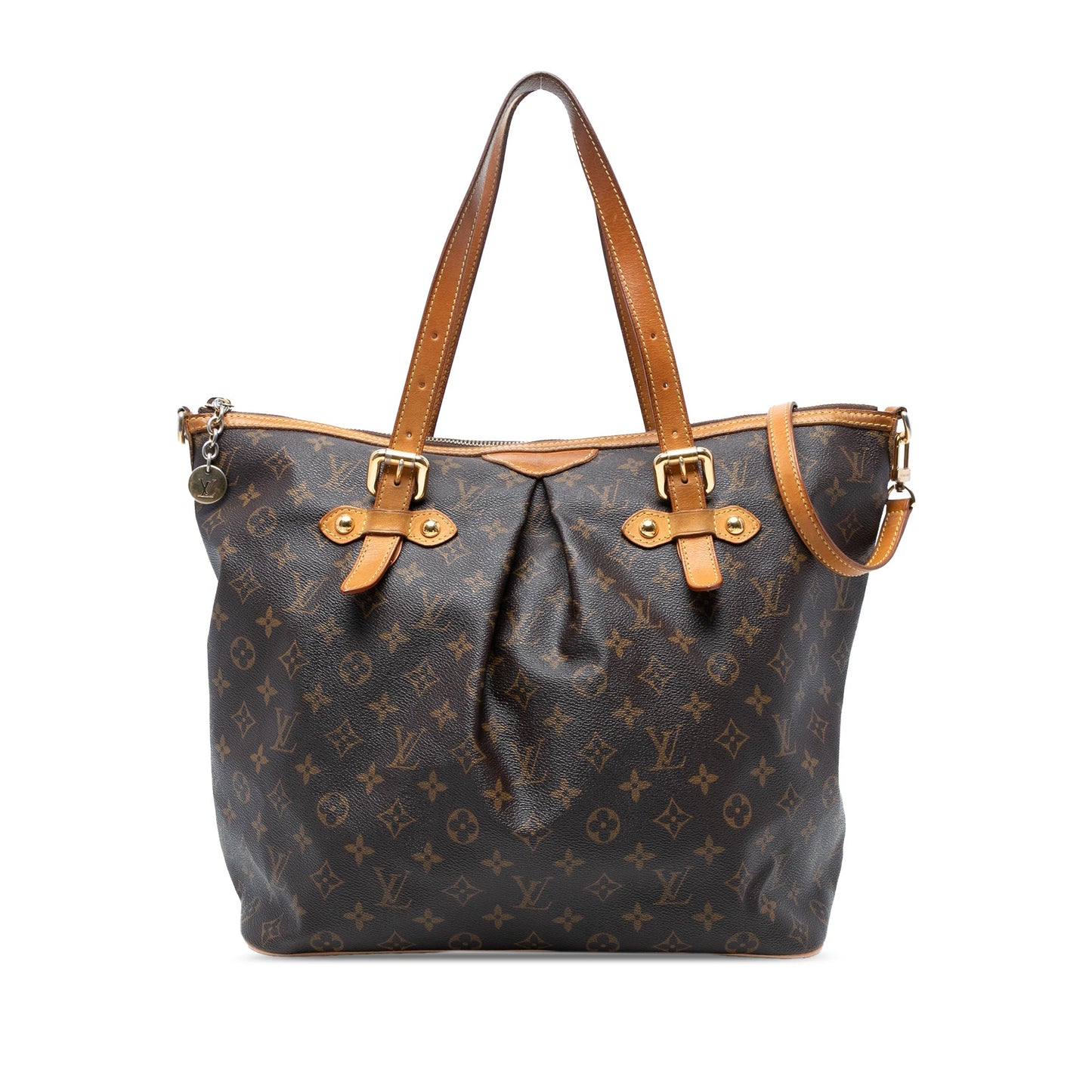 Brown Louis Vuitton Monogram Palermo GM Satchel