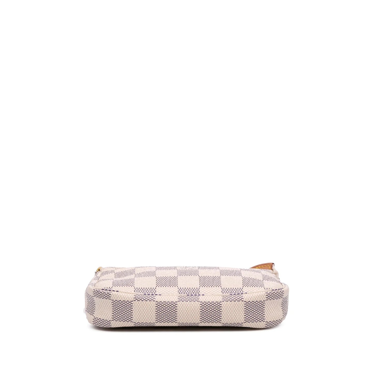 White Louis Vuitton Damier Azur Mini Pochette Accessoires Handbag
