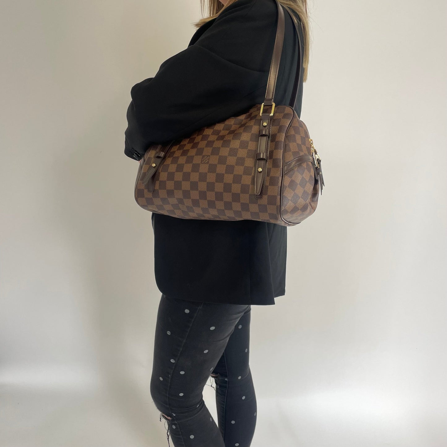 Louis Vuitton Damier Ebene Rivington GM