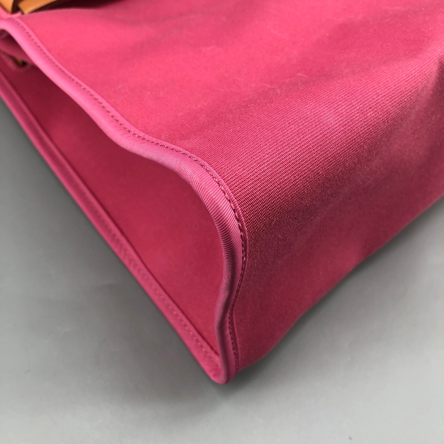 Hermes 2011 Pink Canvas Herbag 31 Shoulder Bag