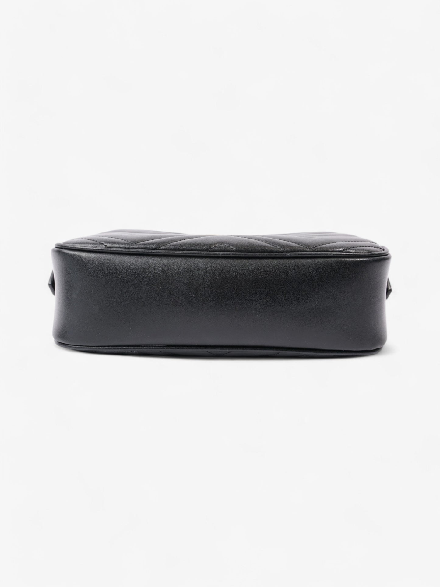 Gucci GG Marmont Black Matelasse Leather Small