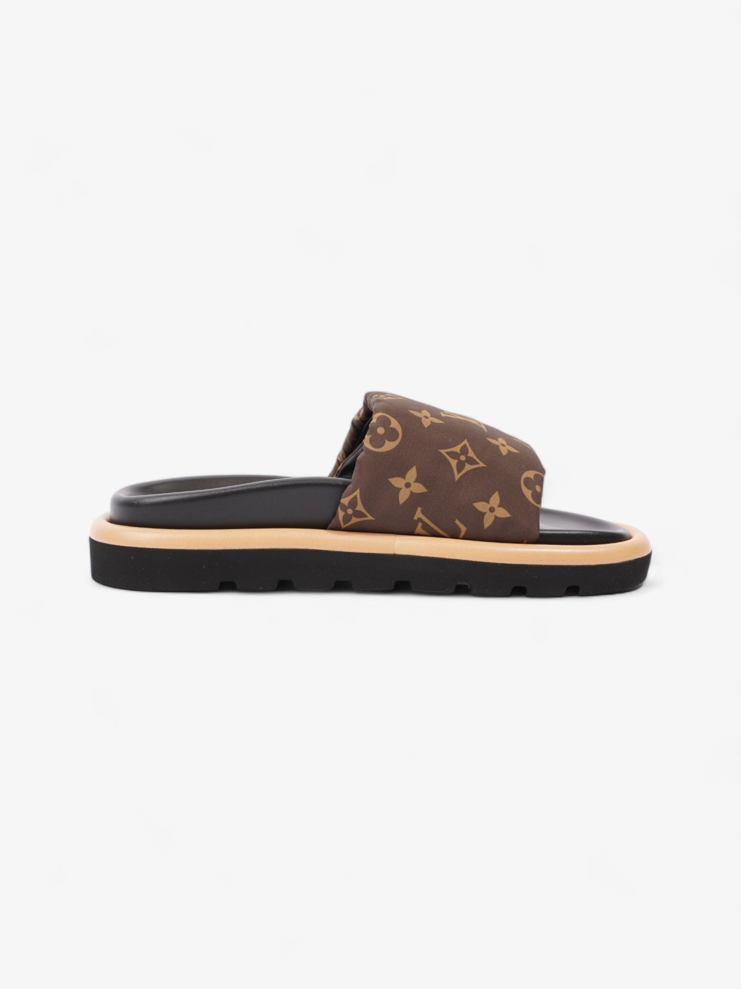 Louis Vuitton Pillow slides Khaki Monogram Nylon EU 37 UK 4