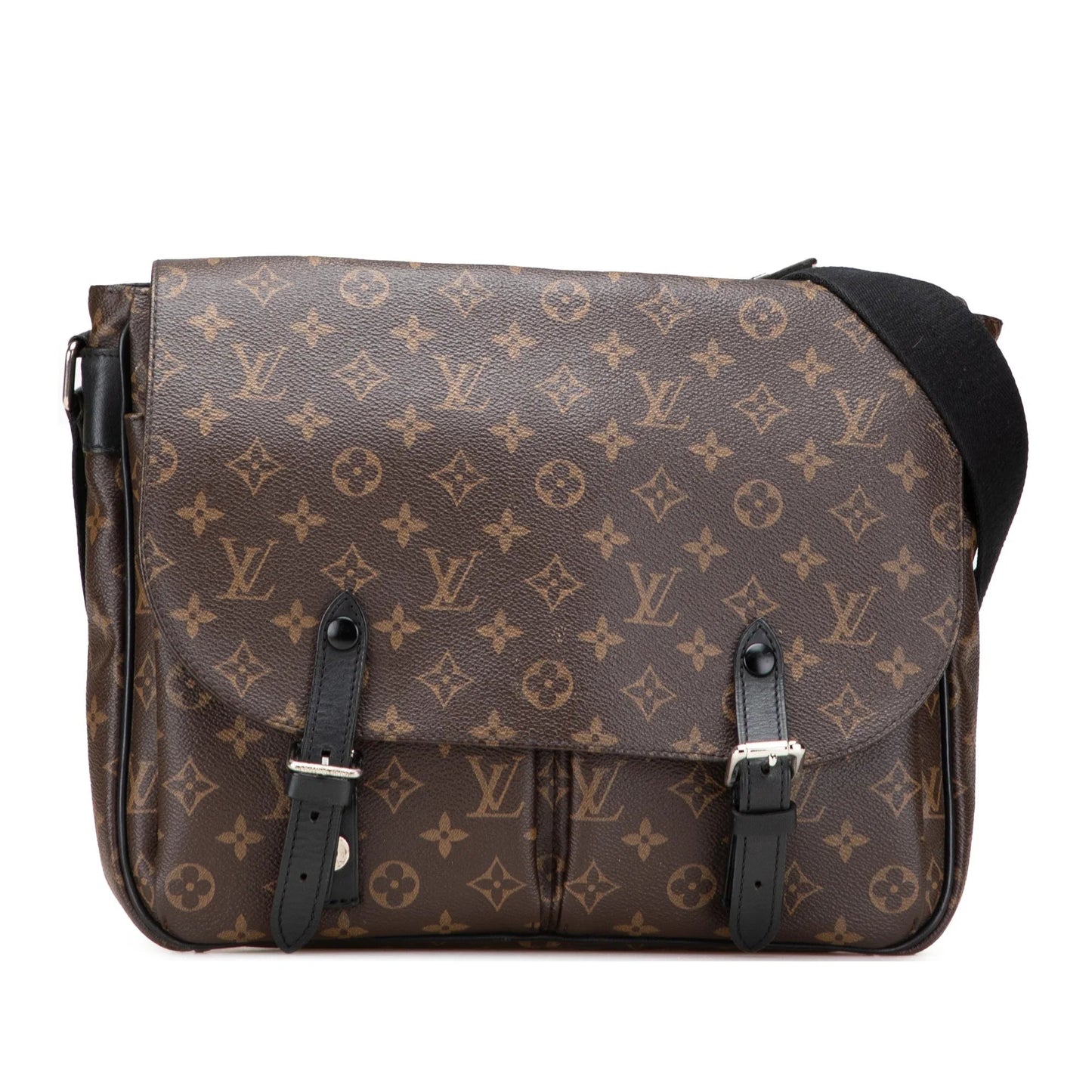 Brown Louis Vuitton Monogram Macassar Christopher Messenger Crossbody Bag