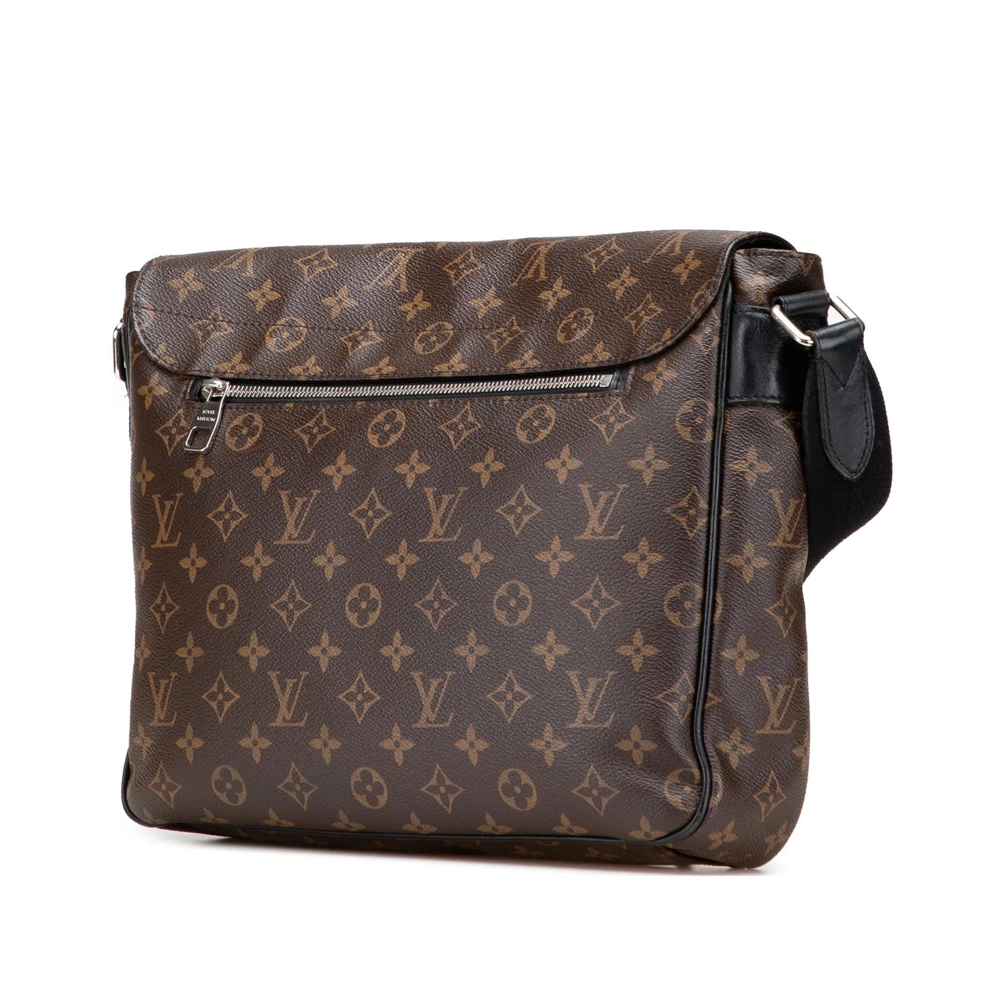 Brown Louis Vuitton Monogram Macassar Christopher Messenger Crossbody Bag