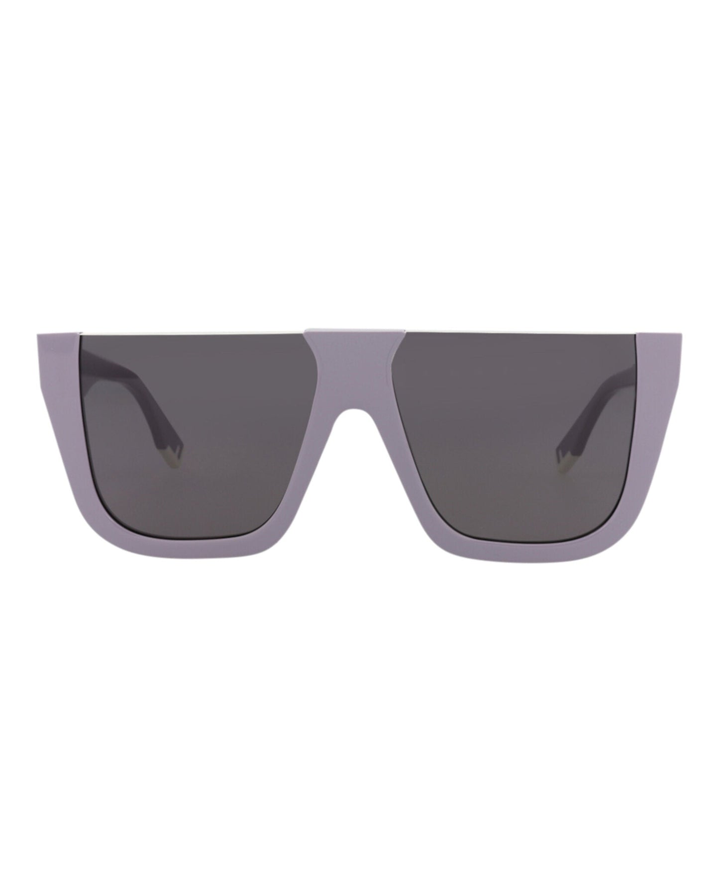 Fendi Womens Shield/Wrap Violet Violet Smoke Fashion Designer Eyewear