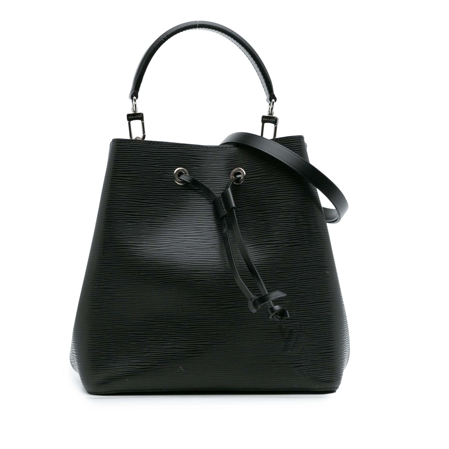 Black Louis Vuitton Epi NeoNoe MM Bucket Bag