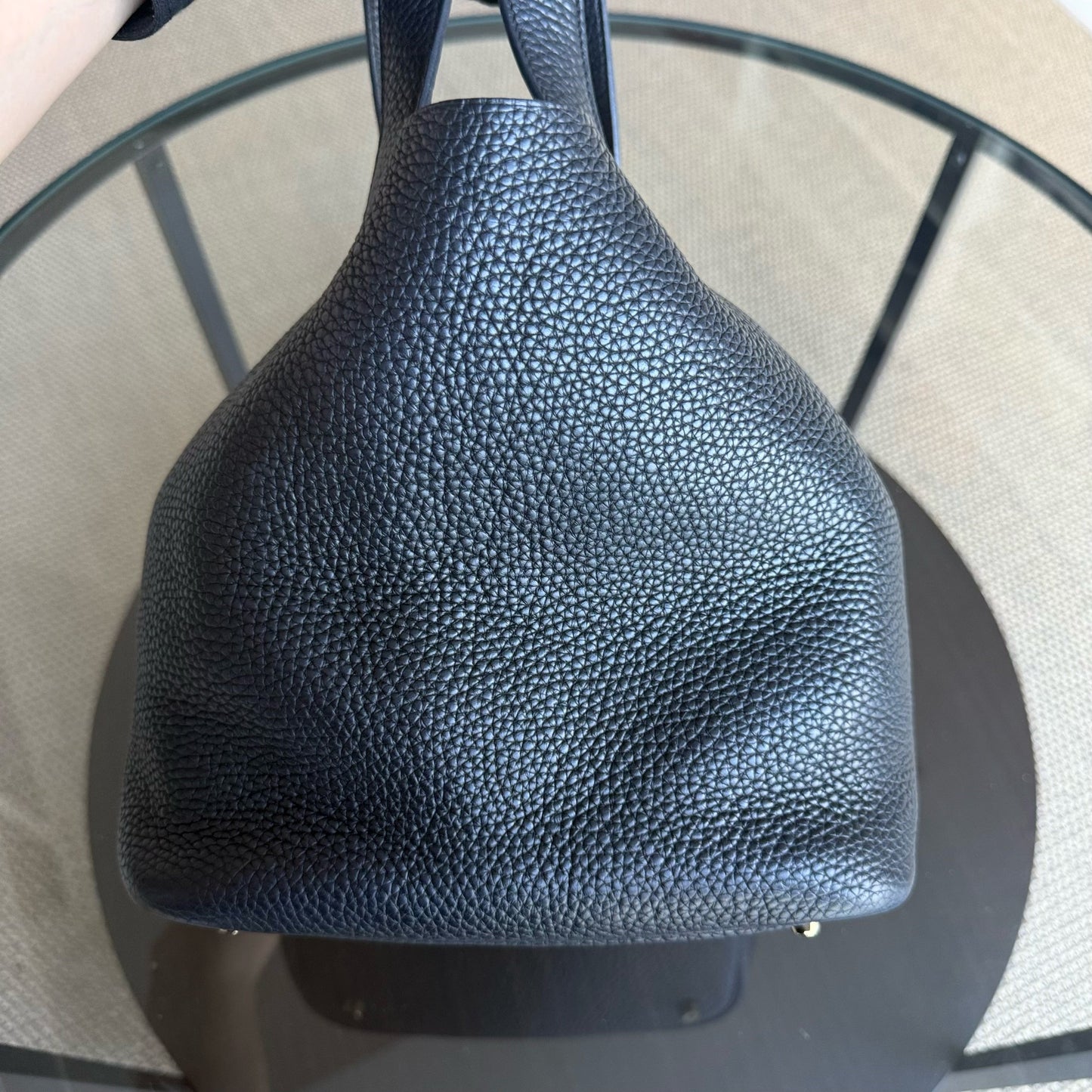 Hermes Picotin 22 - Noir Clemence Golden Hardware