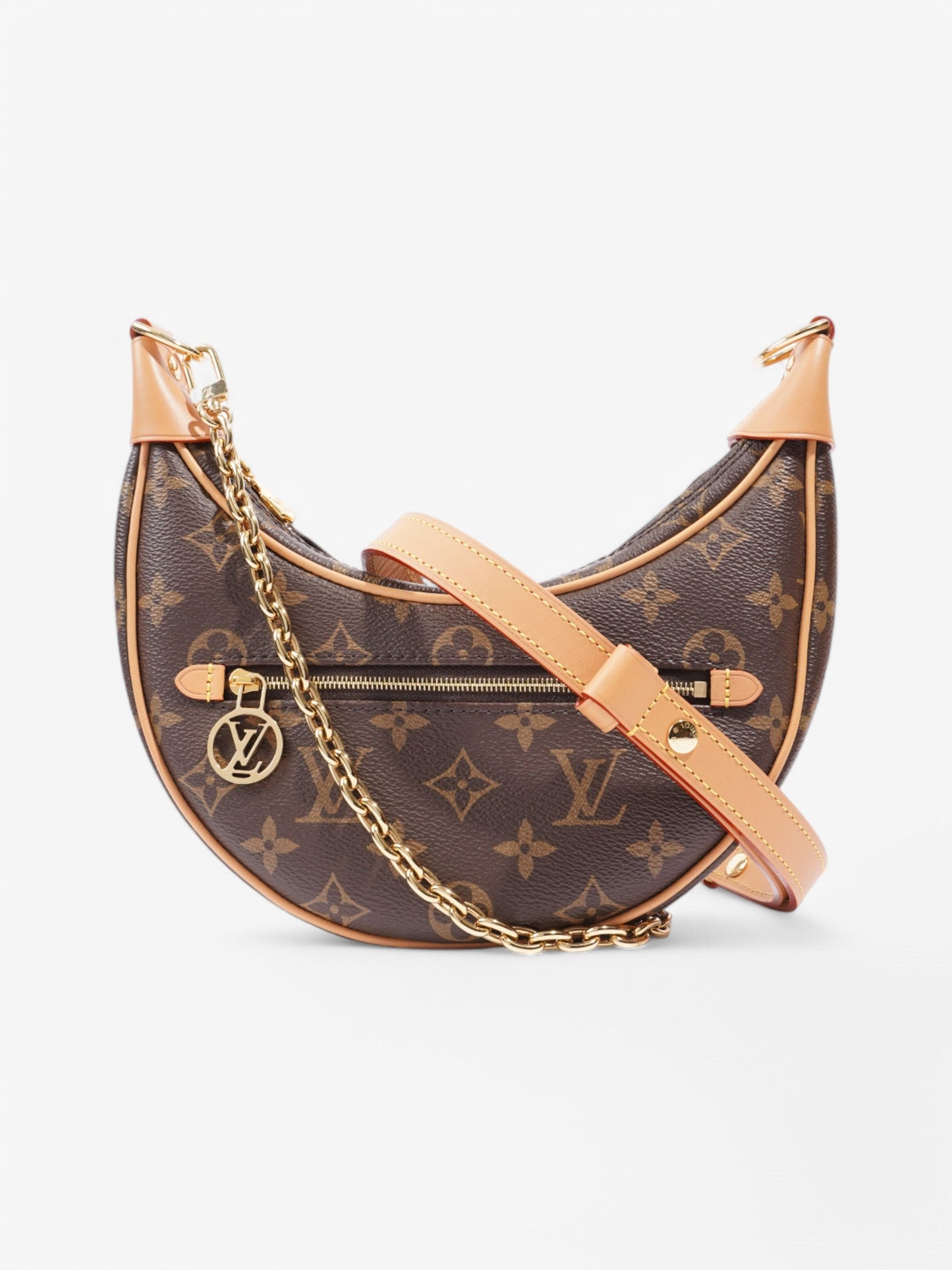 Louis Vuitton Loop Monogram / Beige  Coated Canvas PM