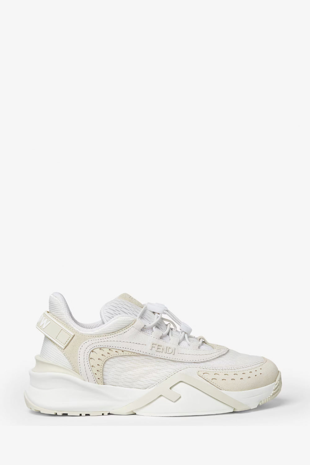 Fendi Flow Mesh And Suede Low Tops