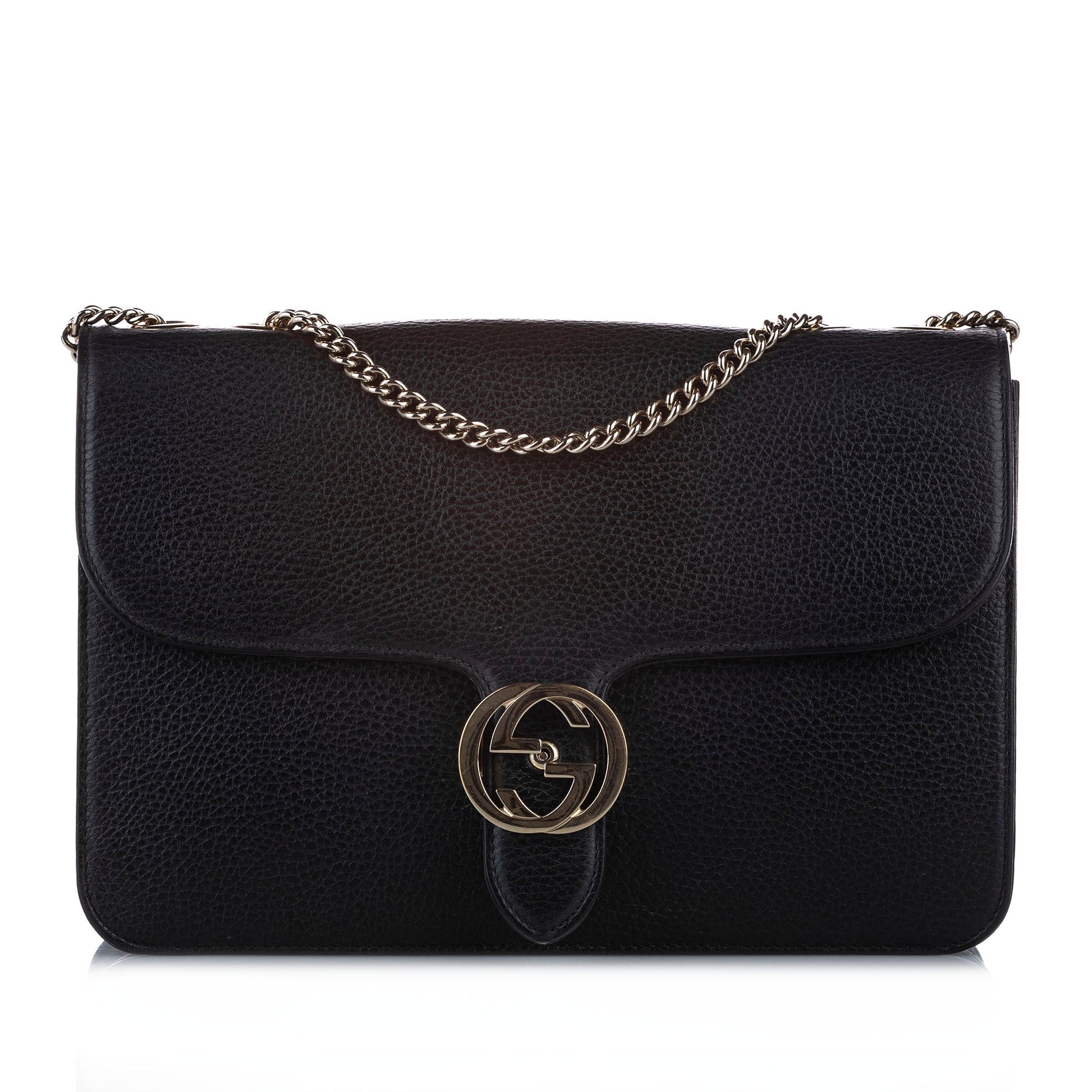 Gucci Chain Leather Crossbody