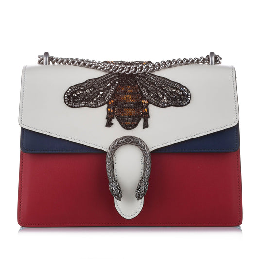Gucci Chain Leather Shoulder Bag