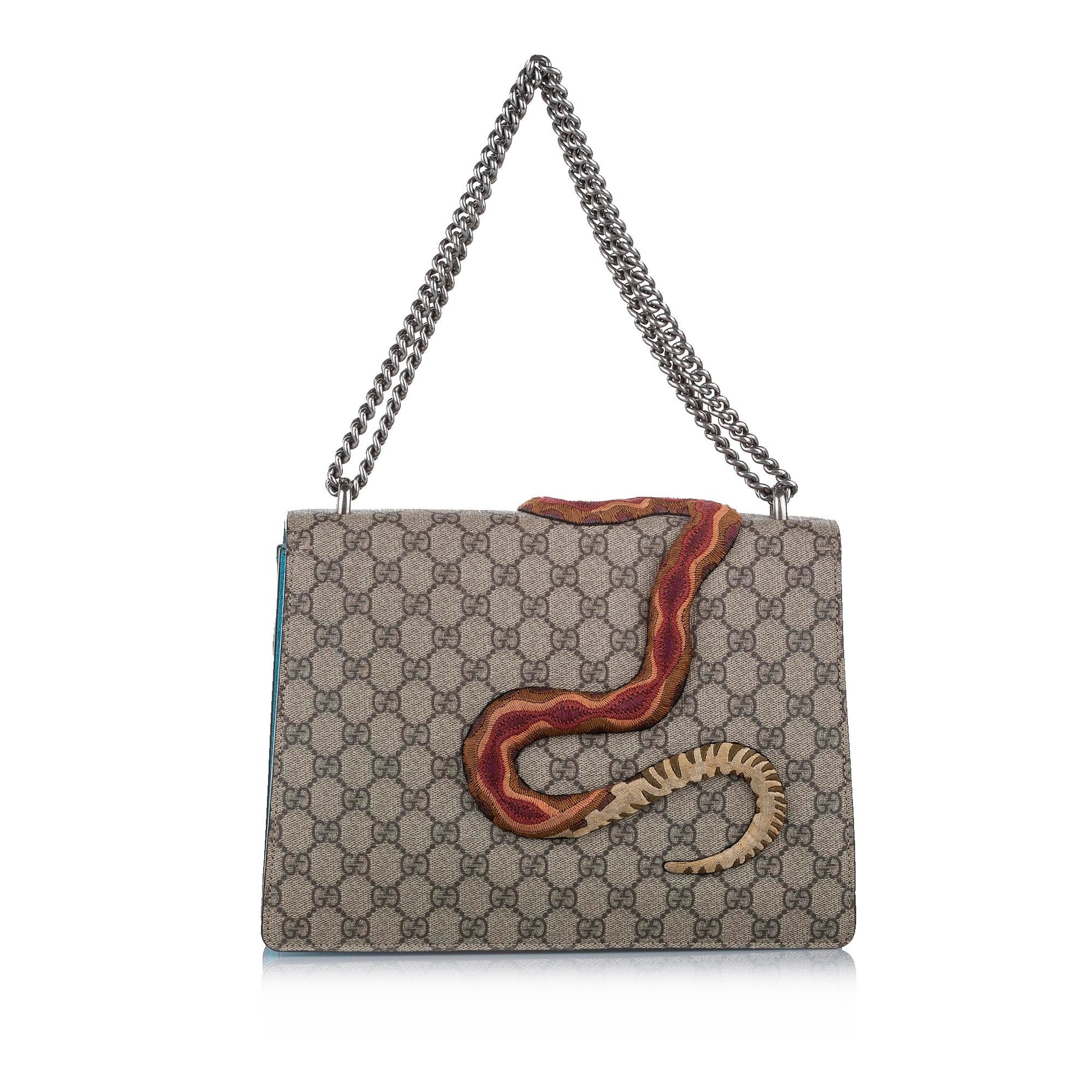 Gucci Chain Leather Shoulder Bag