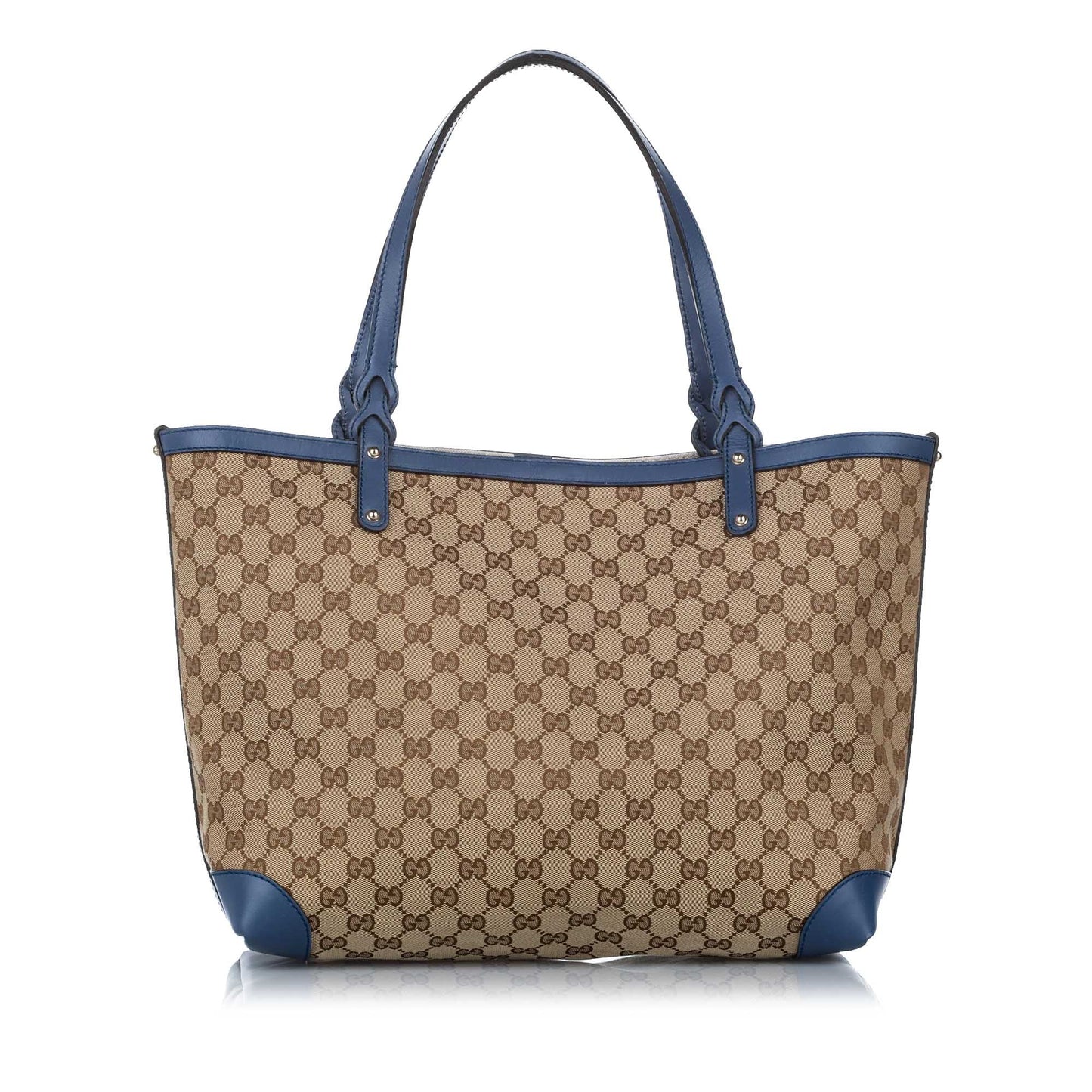 Gucci Leather Canvas Tote