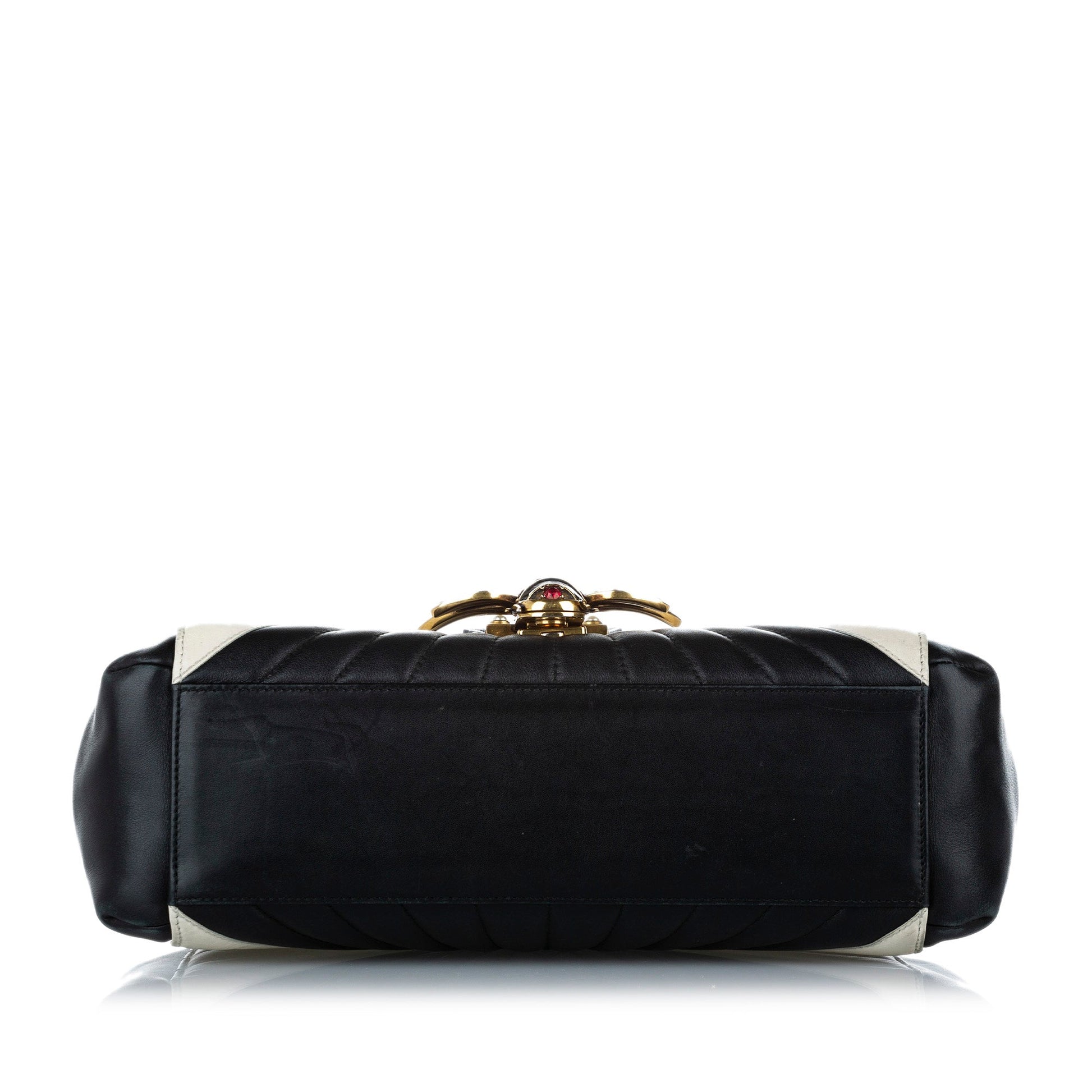 Gucci Leather Top Handle Shoulder Bag