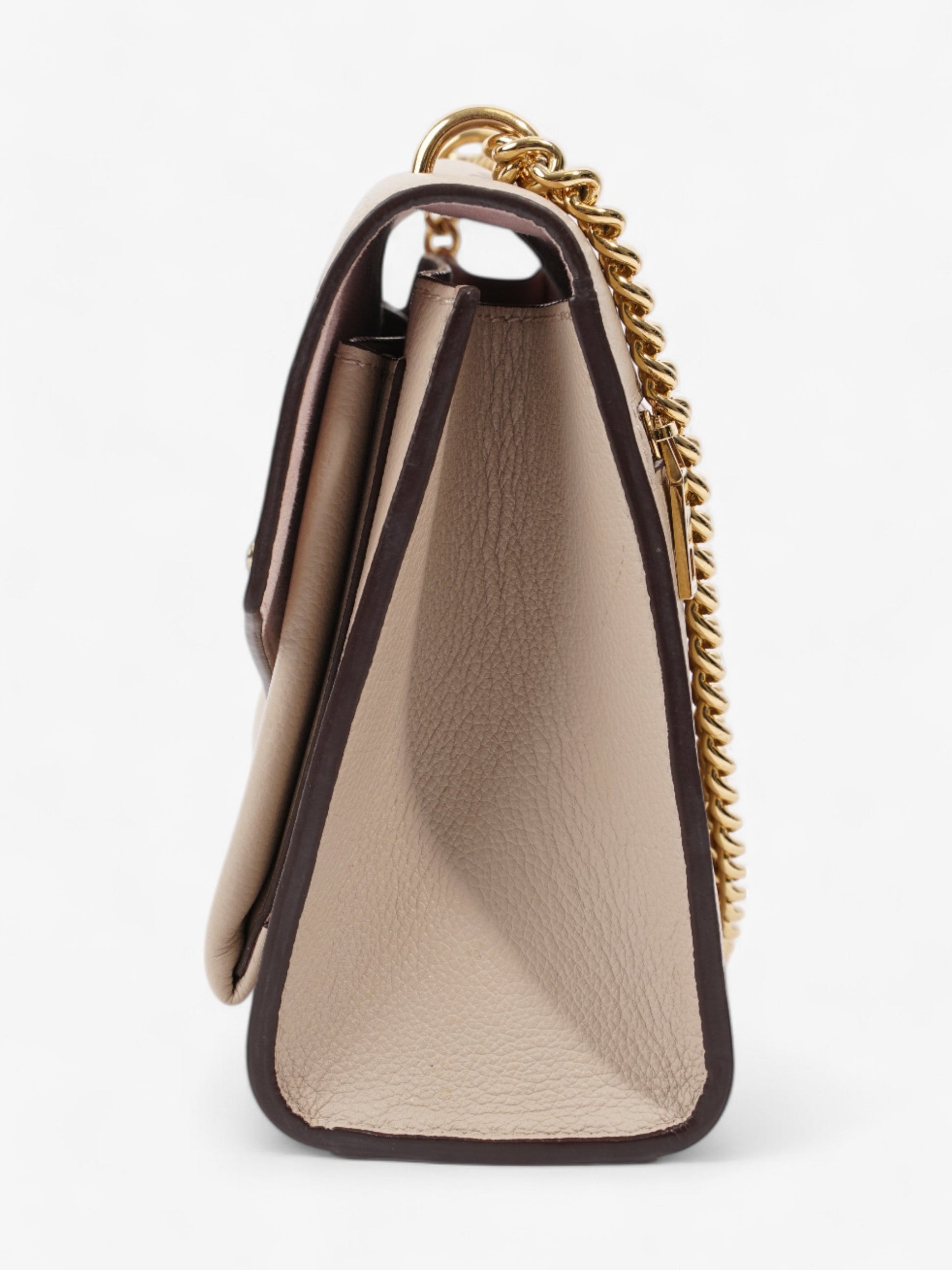 Louis Vuitton Mylockme Greige Calfskin Leather BB