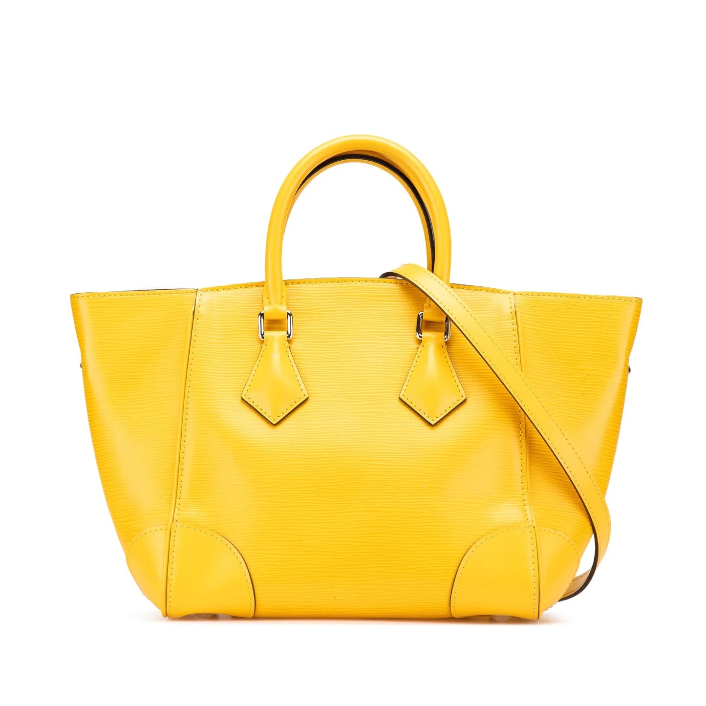 Yellow Louis Vuitton Epi Phenix PM Satchel