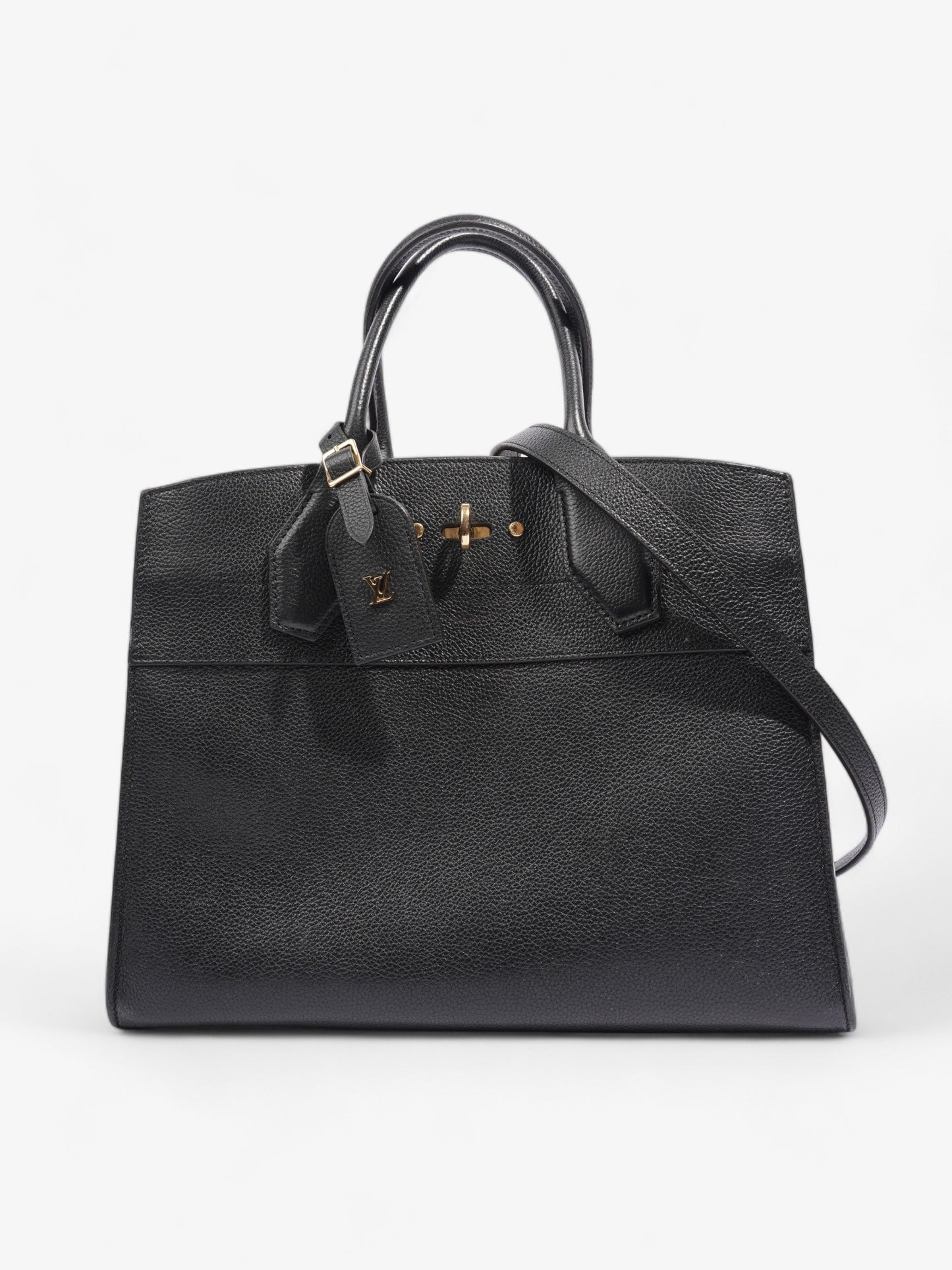 Louis Vuitton City Steamer MM Black Leather