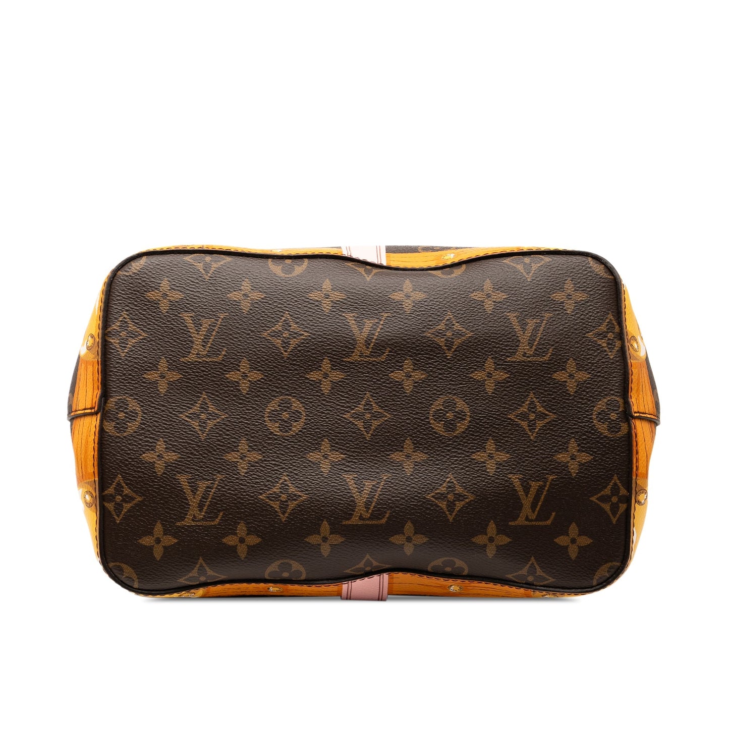 Brown Louis Vuitton Monogram Summer Trunks Neonoe Bucket Bag