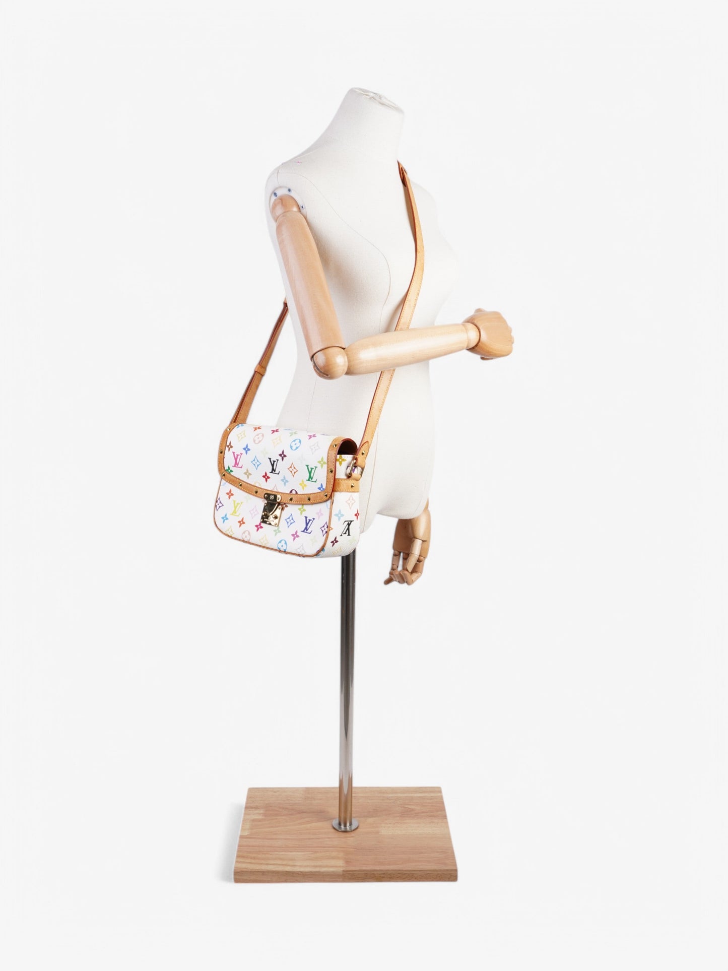 Louis Vuitton Sologne White / Multicolour Monogram Coated Canvas