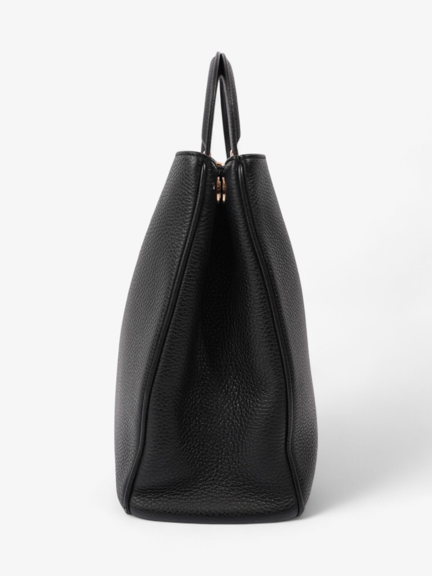 Christian Dior Diorissimo Satchel Black Calfskin Leather Large