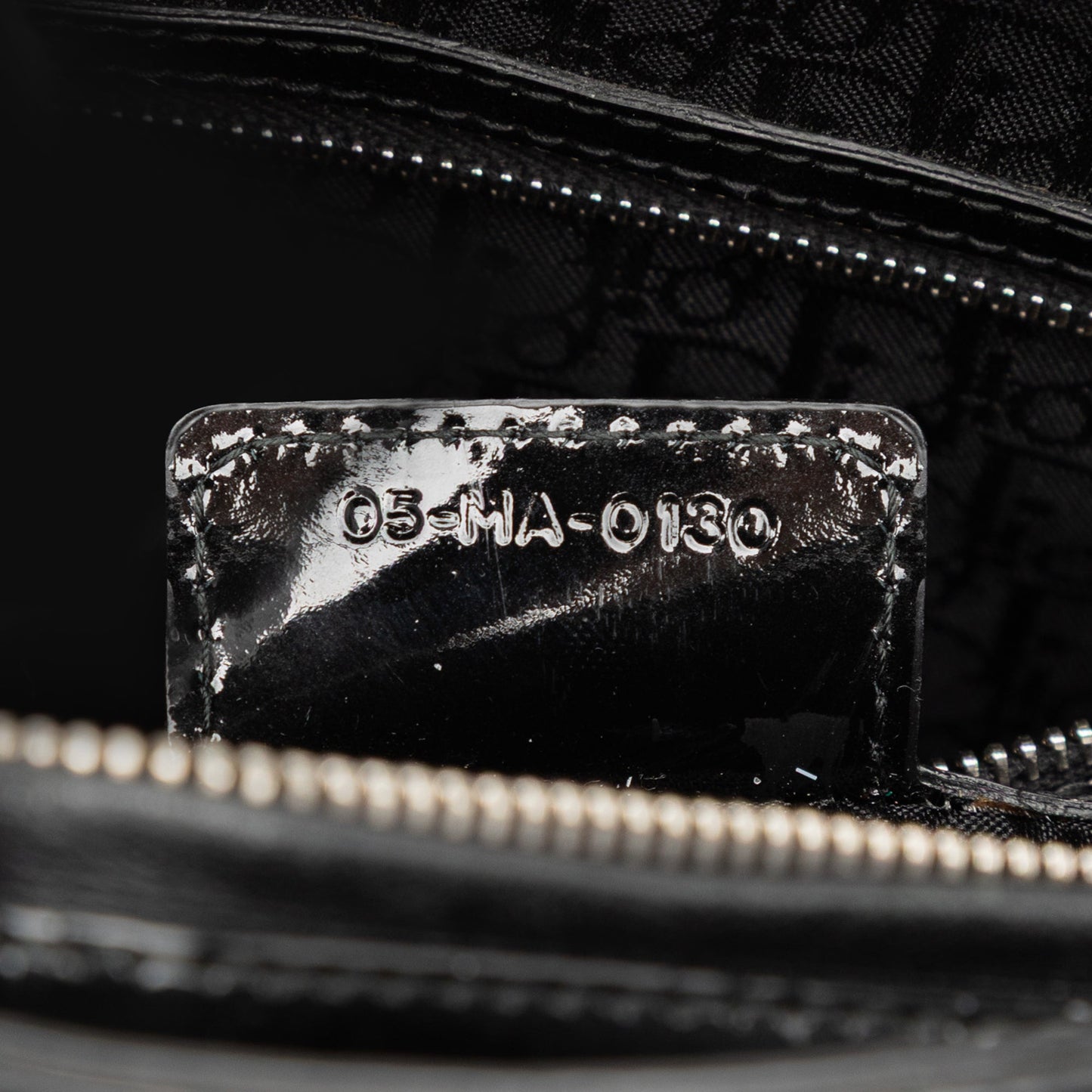 Black Dior Large Patent Cannage Lady Dior Satchel