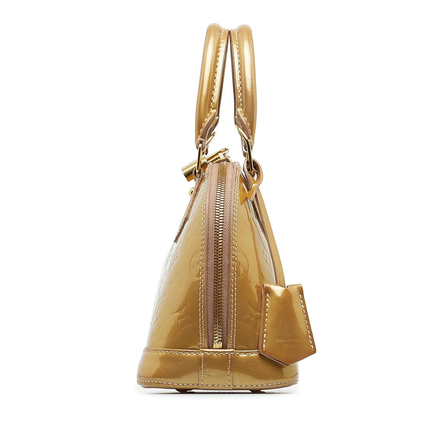 LOUIS VUITTON Monogram Vernis Alma BB Satchel
