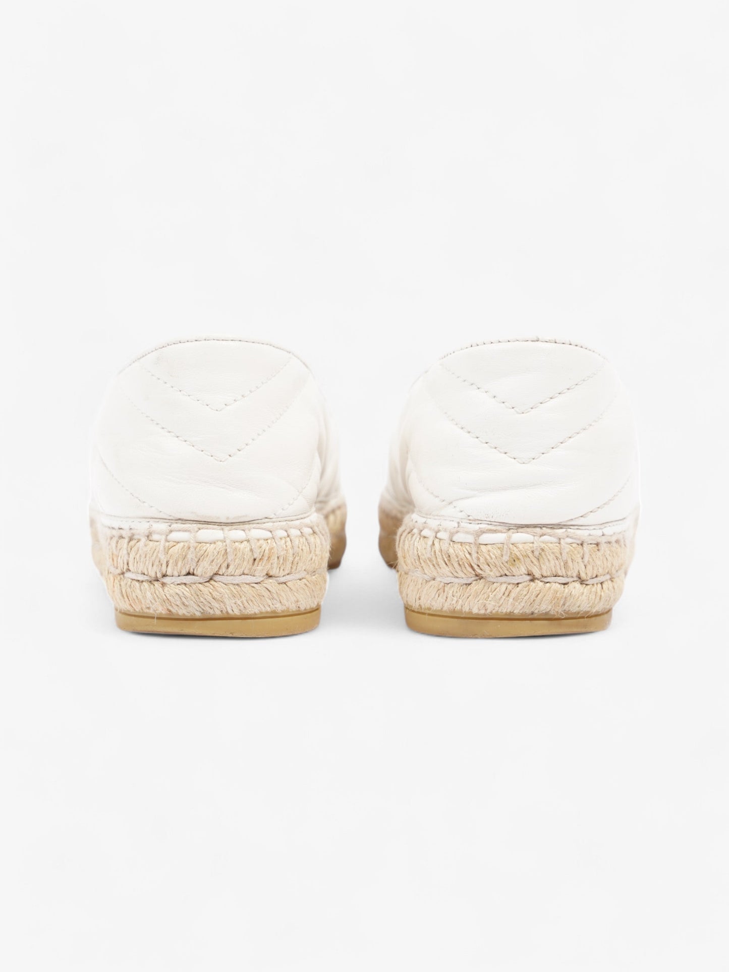 Gucci GG Marmont espadrilles White  Leather EU 38 UK 5