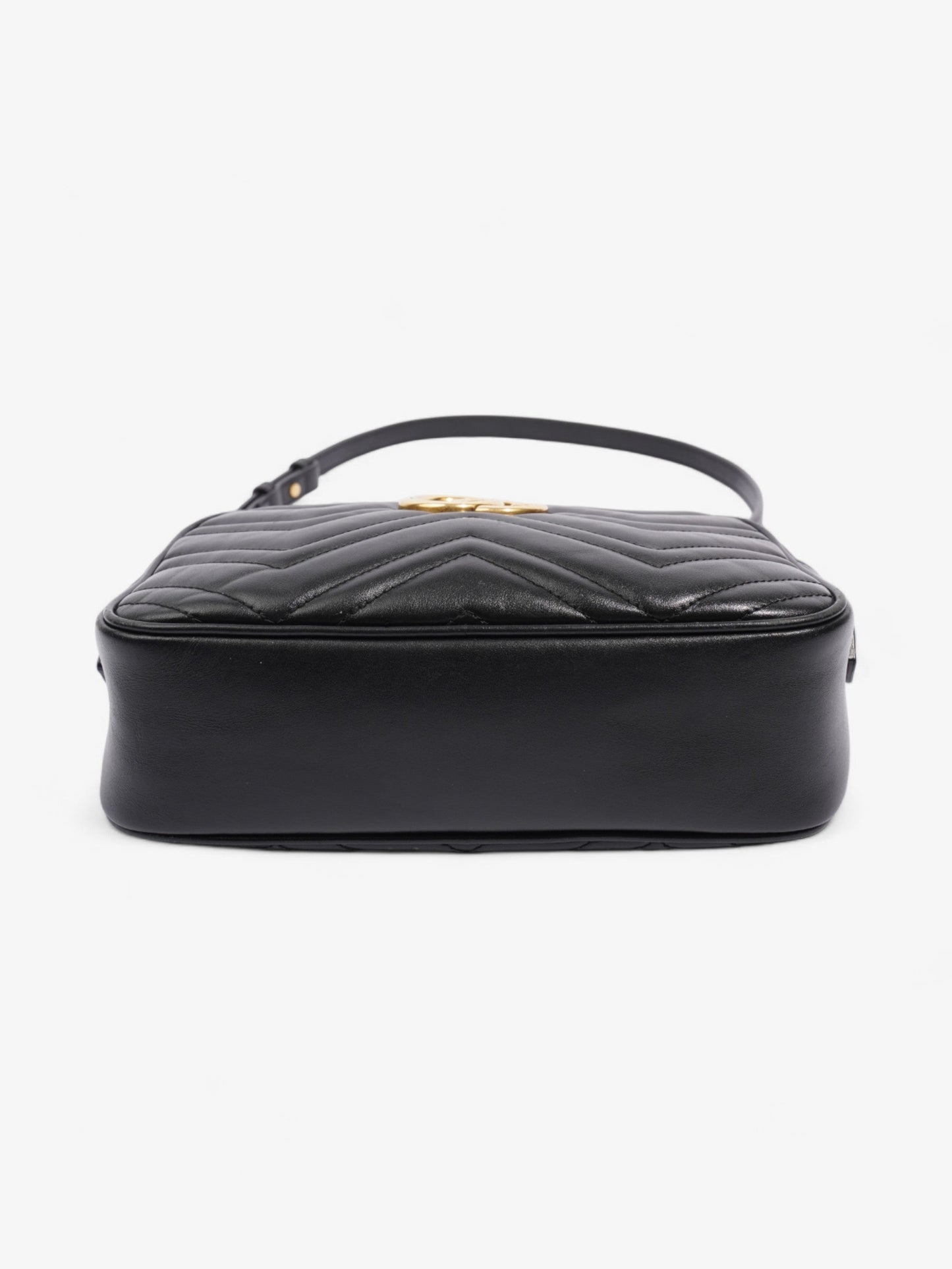 Gucci GG Marmont Black Matelasse Leather Small