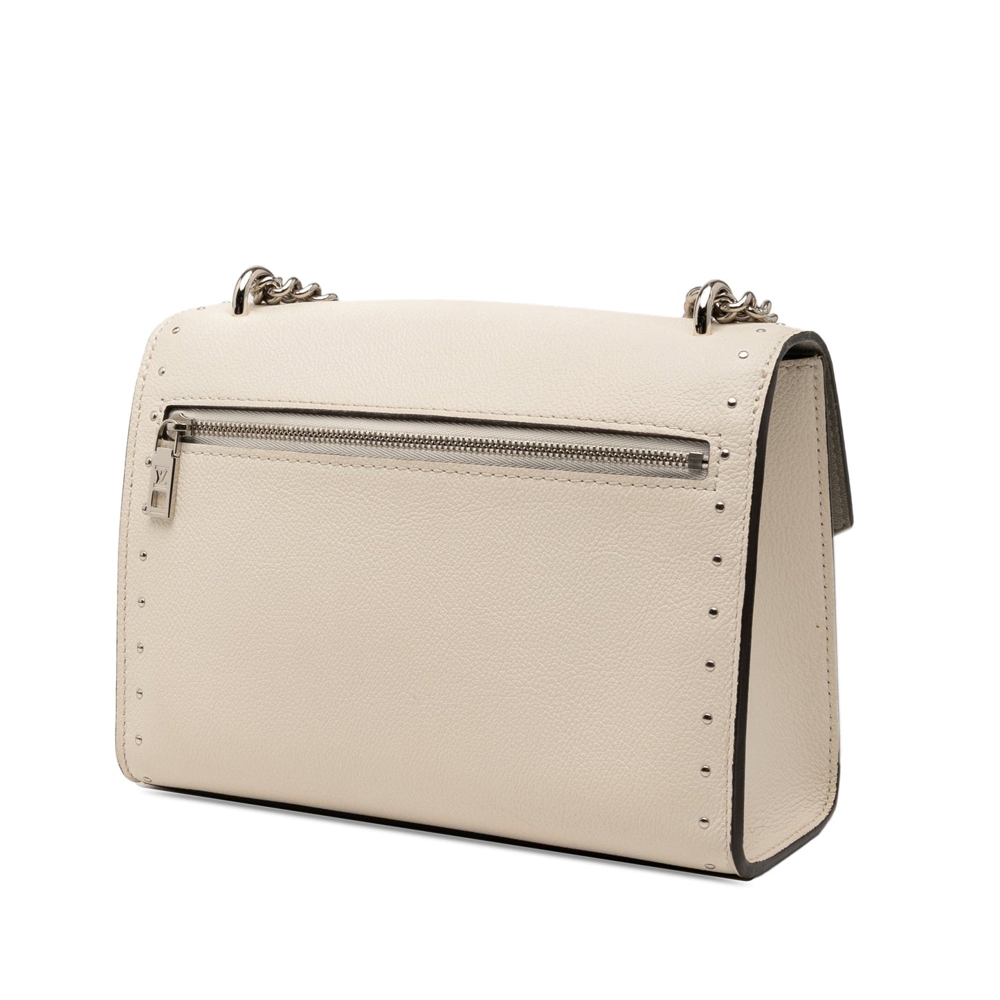 White Louis Vuitton MyLockMe BB Crossbody Bag