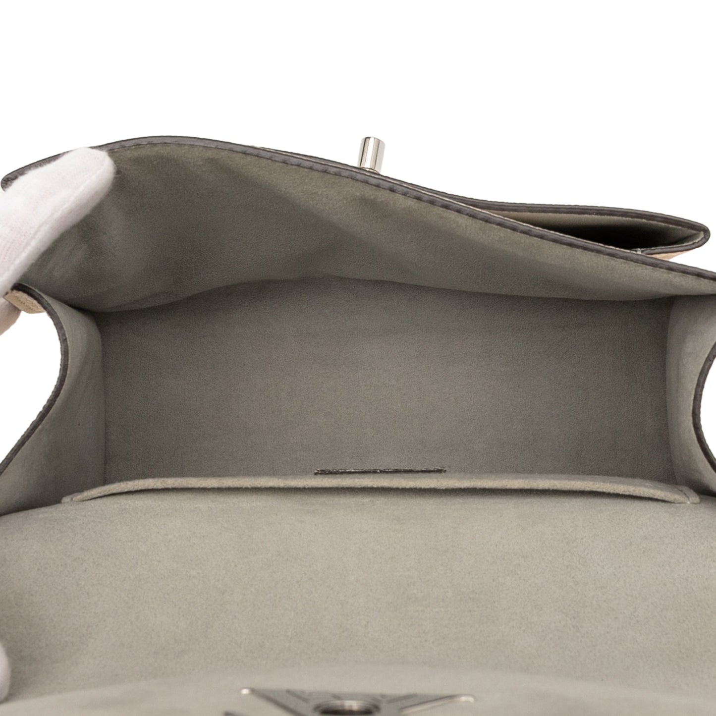 White Louis Vuitton MyLockMe BB Crossbody Bag