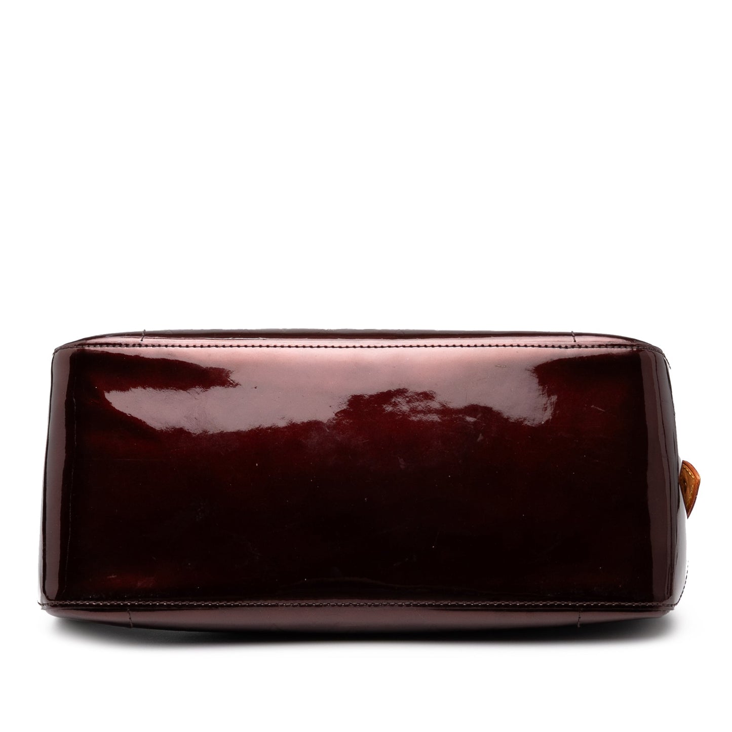 Maroon Louis Vuitton Monogram Vernis Rosewood Avenue Shoulder Bag