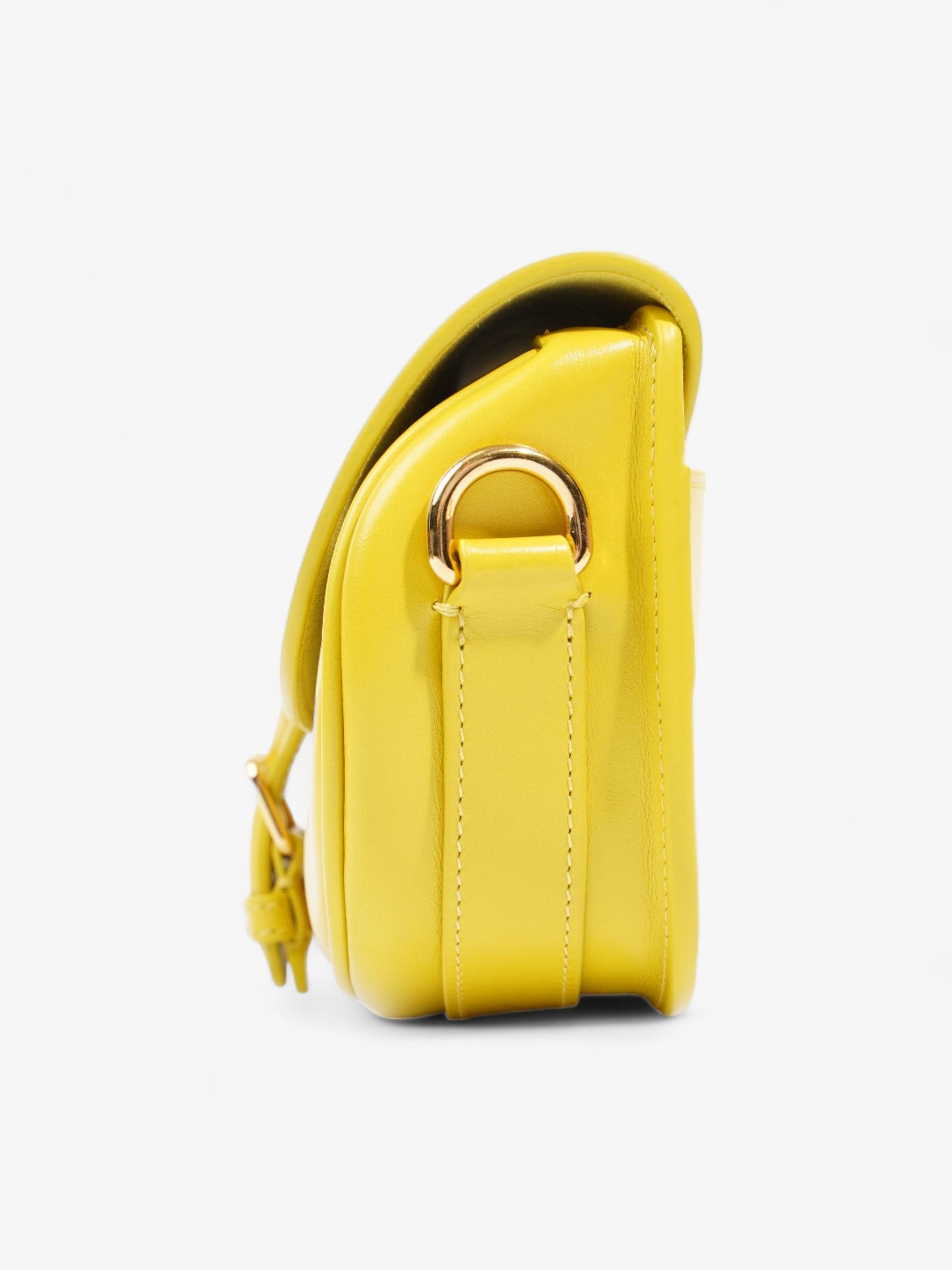 Christian Dior Bobby East West Yellow Calfskin Leather