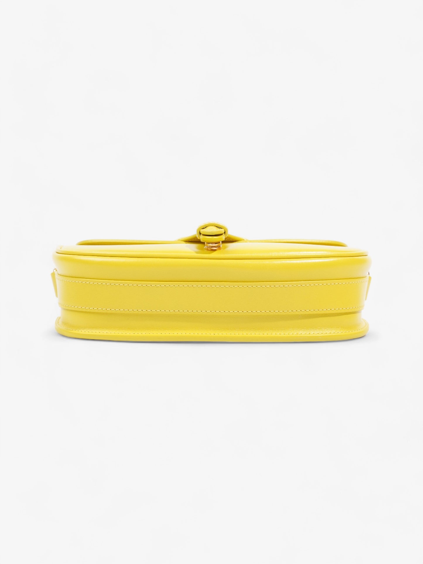 Christian Dior Bobby East West Yellow Calfskin Leather