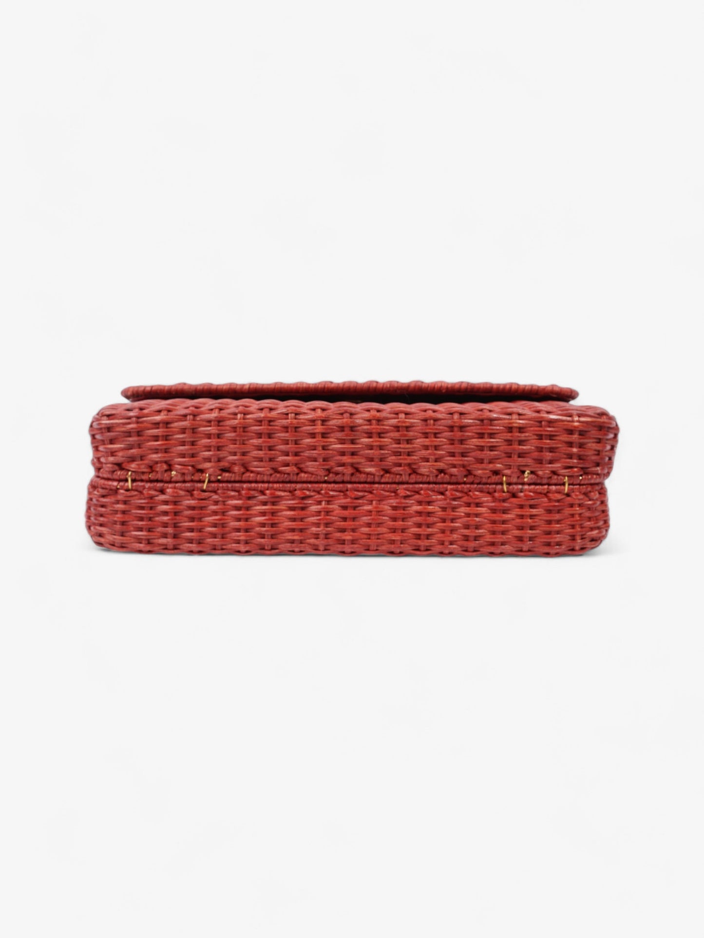 Chanel Classic Flap Red Wicker