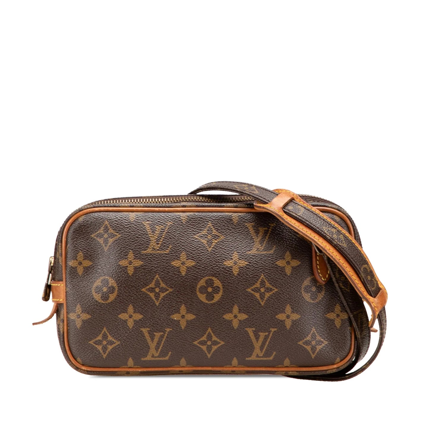 Brown Louis Vuitton Monogram Pochette Marly Bandouliere Crossbody Bag