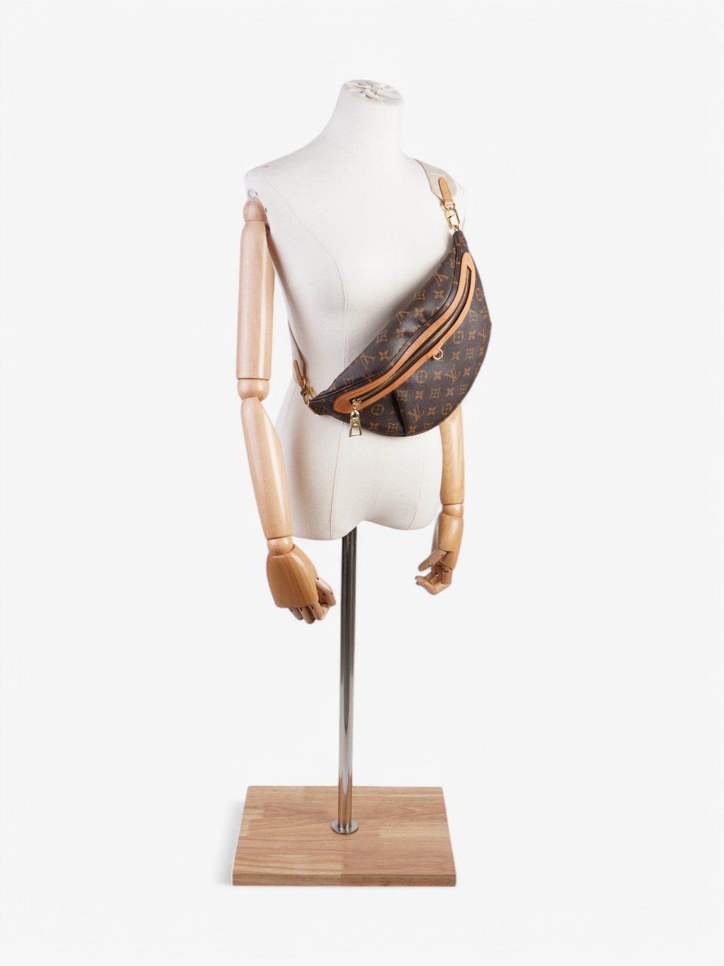 Louis Vuitton High Rise Bumbag Monogram Coated Canvas