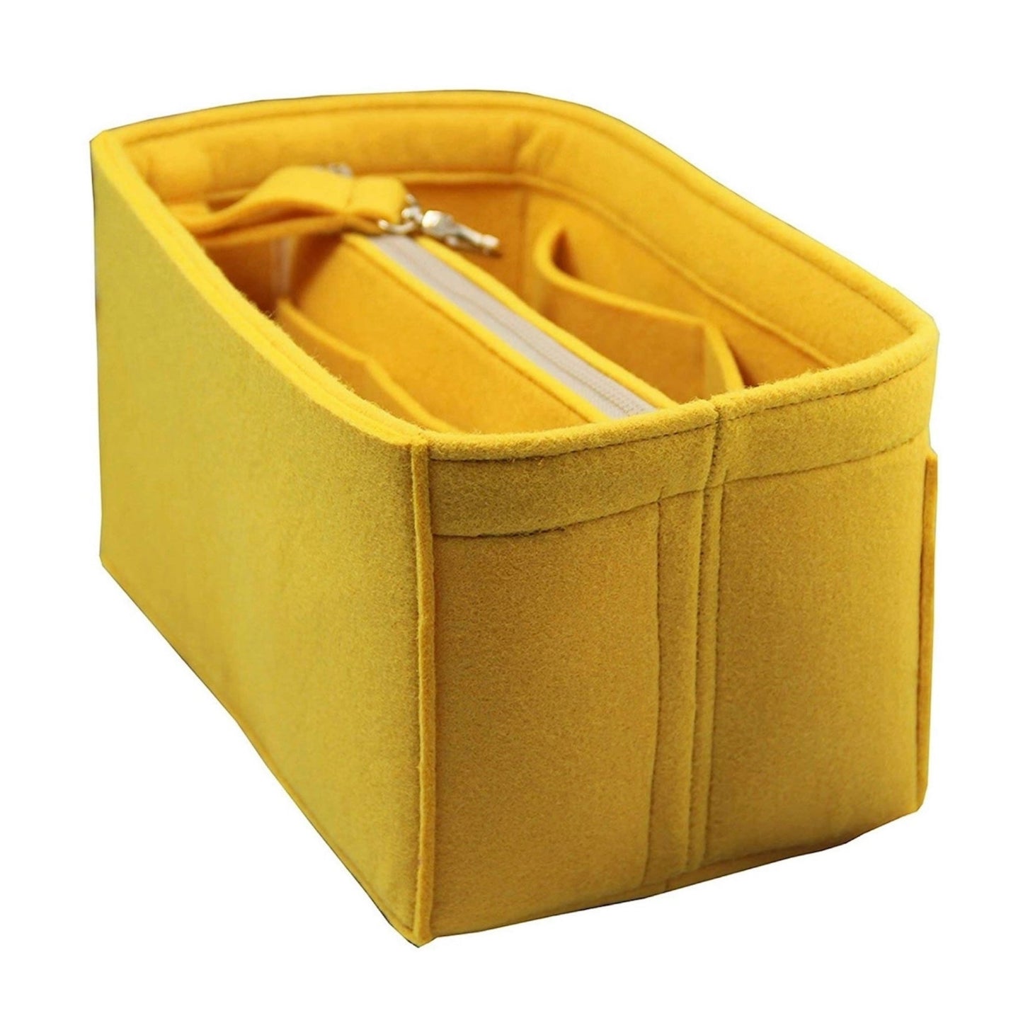 Organizer for [Peekaboo X-Lite Medium, Fendi] Bag Insert (Felt, with Detachable Zip Pouch)