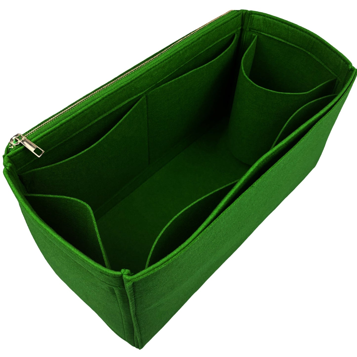 Organizer for [By The Way Selleria Medium, Fendi] Bag Insert (Felt, Long Zip and Open Compartment)