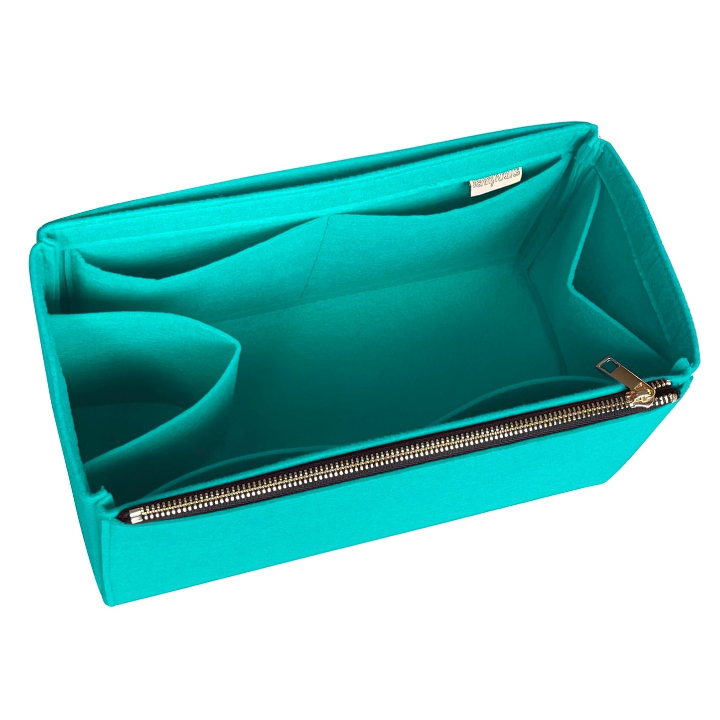 Organizer for [By The Way Selleria Large, Fendi] Bag Insert (Felt, Long Zip and Open Compartment)