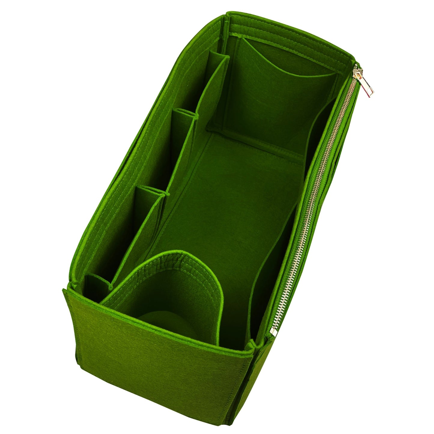Organizer for [Small Crochet tote bag, Prada] Bag Insert (Felt, Wide Open Pockets)